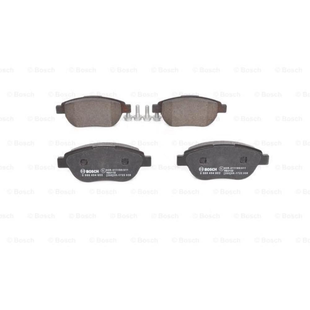BOSCH Satz Bremsbeläge + Bremsscheiben belüftet vorne für Peugeot 207 WA WC 