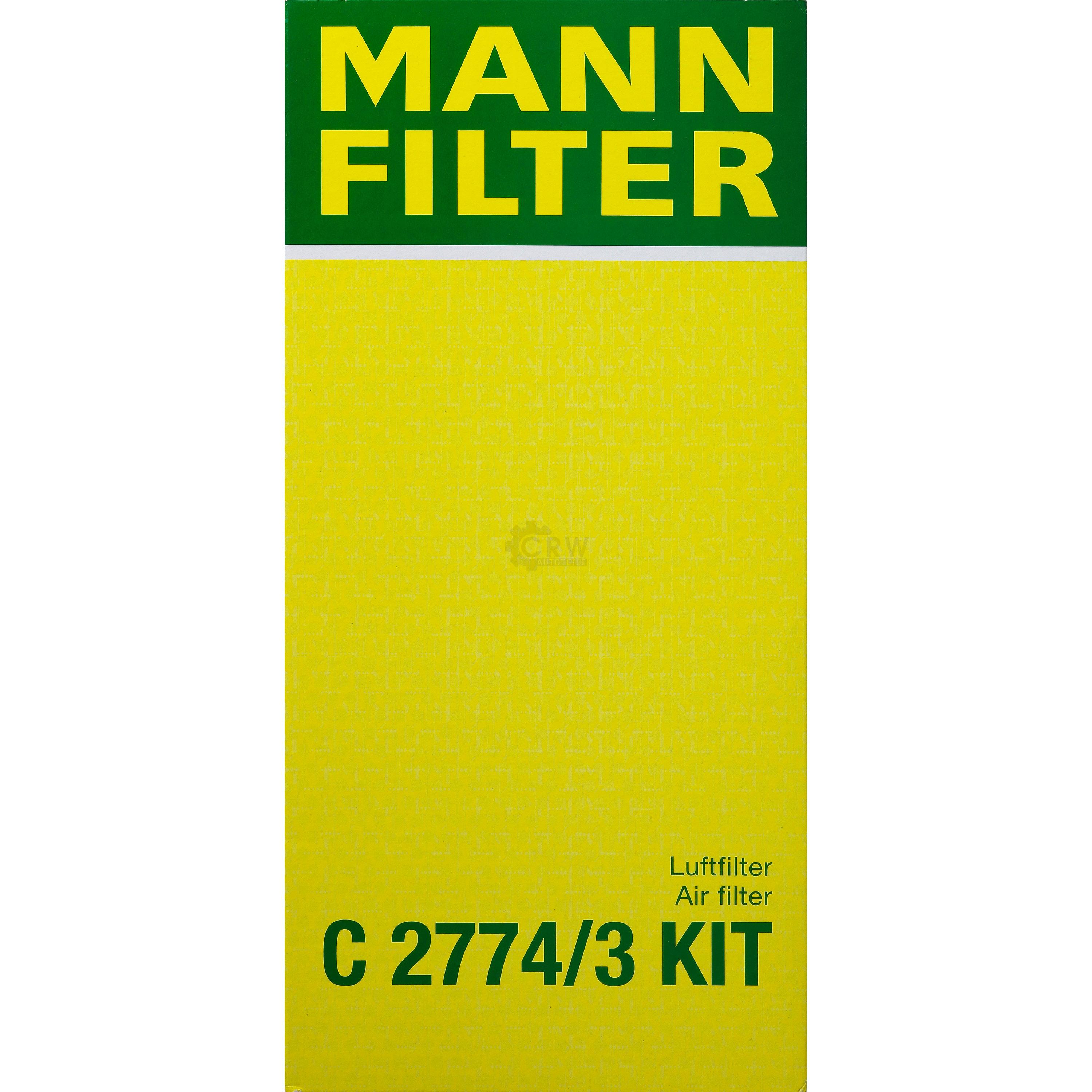MANN-FILTER Luftfilter für Ford Focus DAW DBW 1.6 16V 1.4 DNW 1.8 P65_ P70_