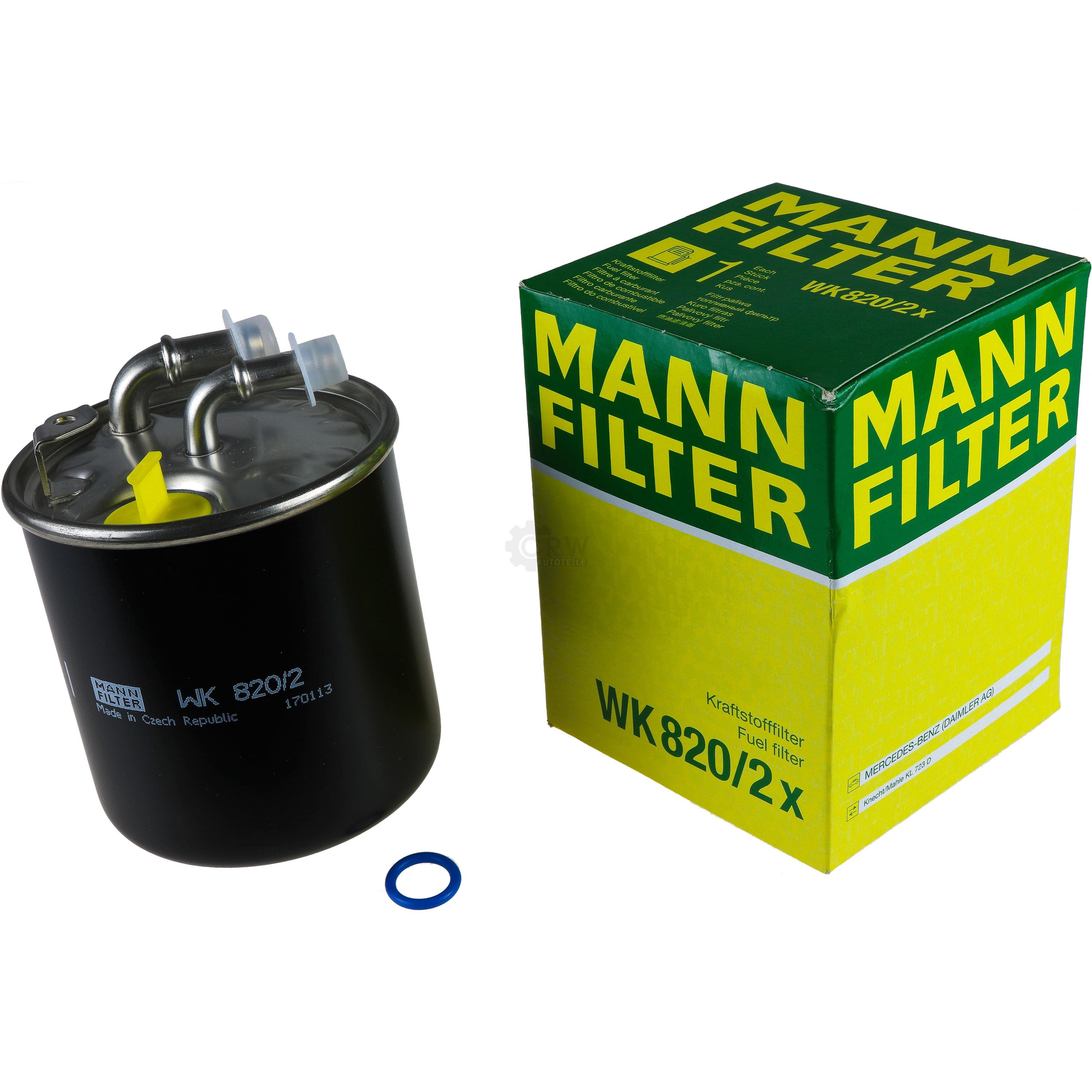 MANN-FILTER Kraftstofffilter WK 820/2 x Fuel Filter