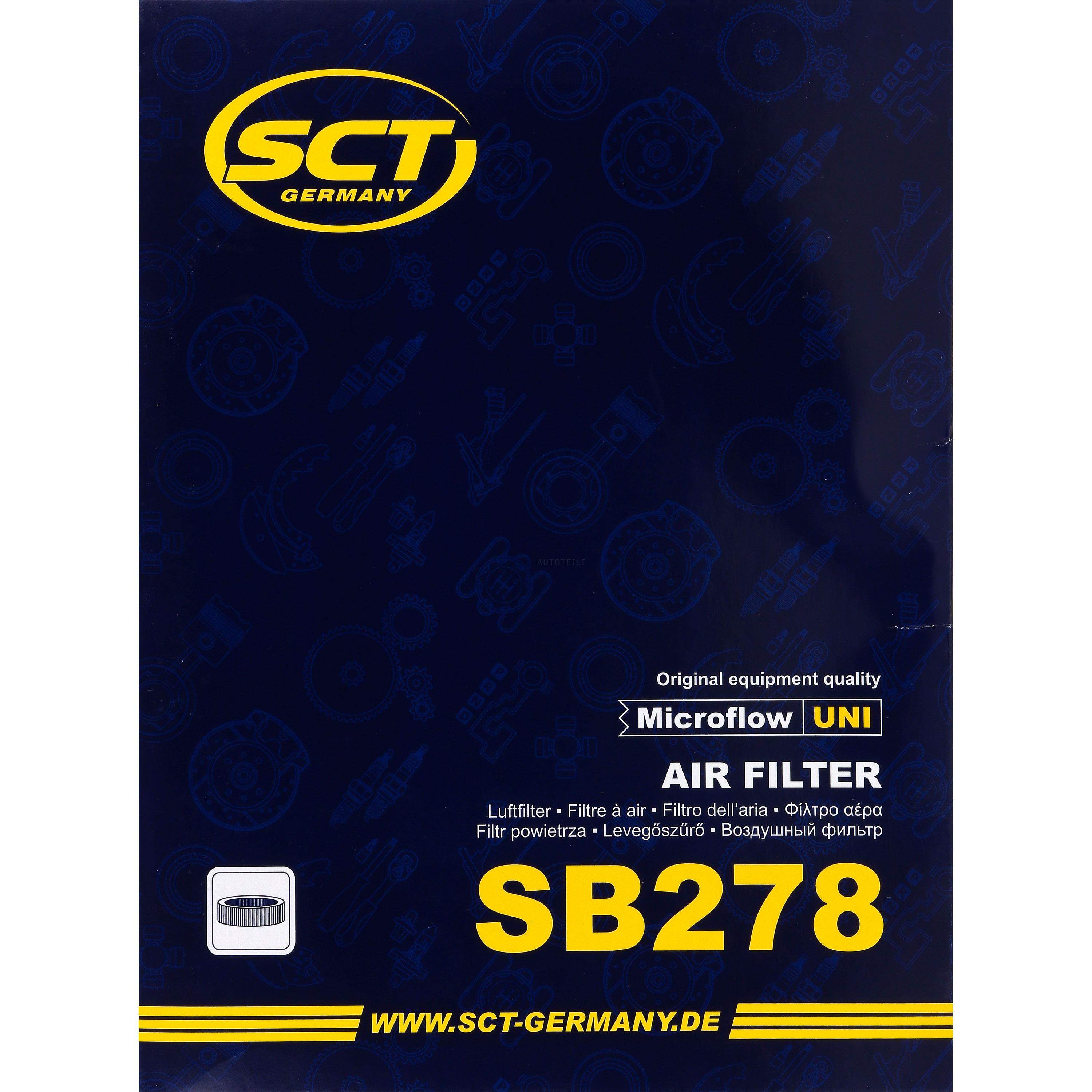 Luftfilter SB 278 für Opel Astra F Caravan 51_ 52_ Van 55_ 53_B Irmscher Coupe