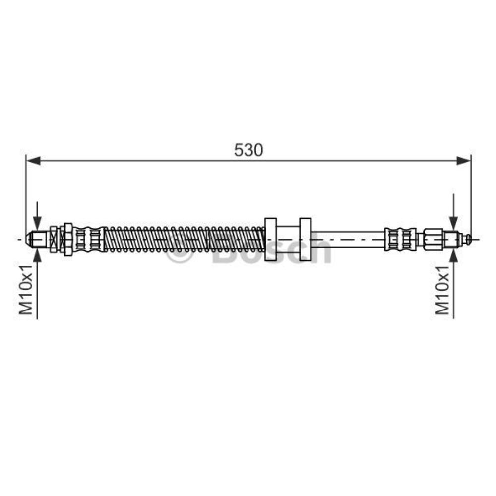 Bremsschlauch 1 987 476 179 Vorderachse für Ford KA Van RB RB_
