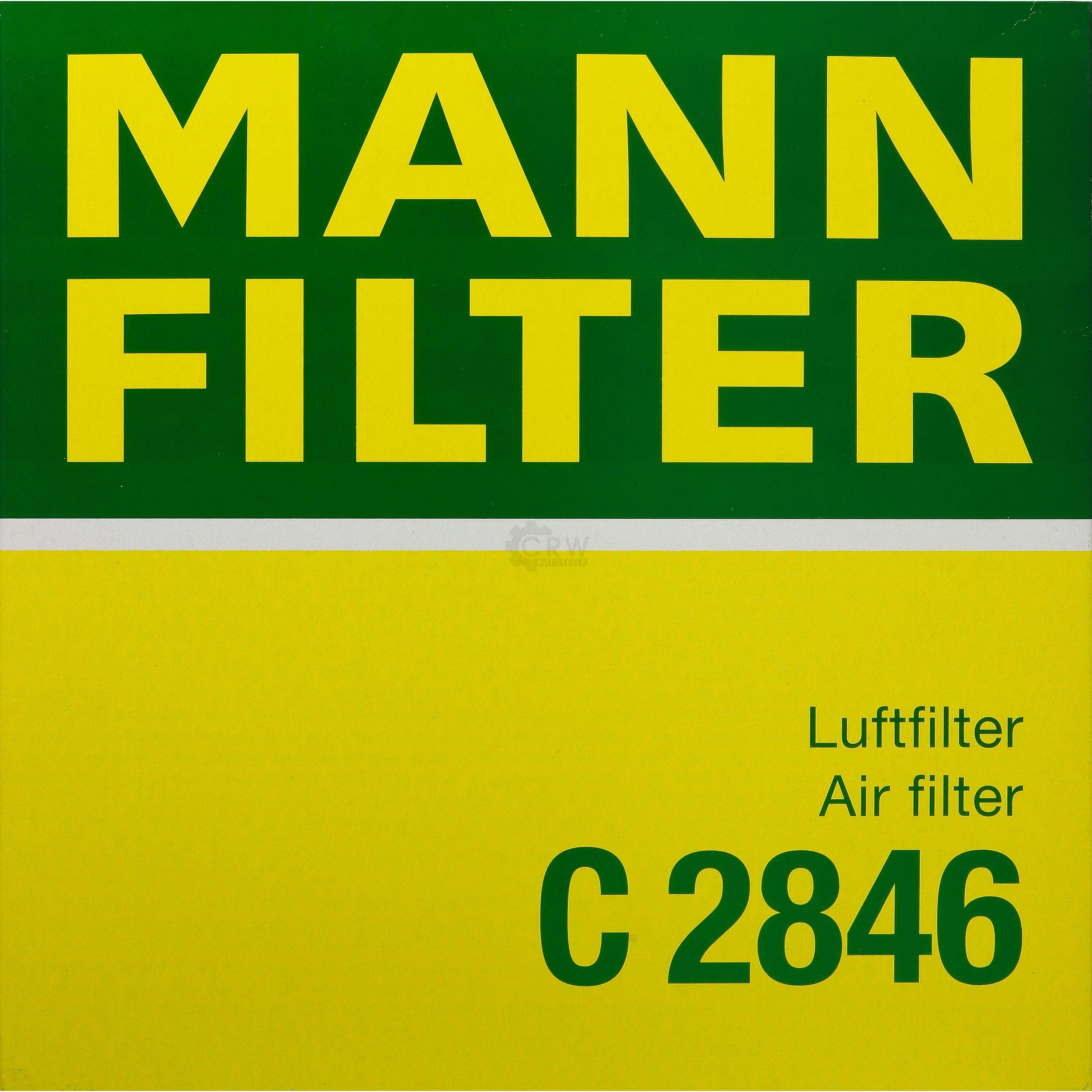 MANN-FILTER Luftfilter für Opel Corsa A CC 93_ 94_ 98_ 99_ 1.2i 1.4i S83 1.3