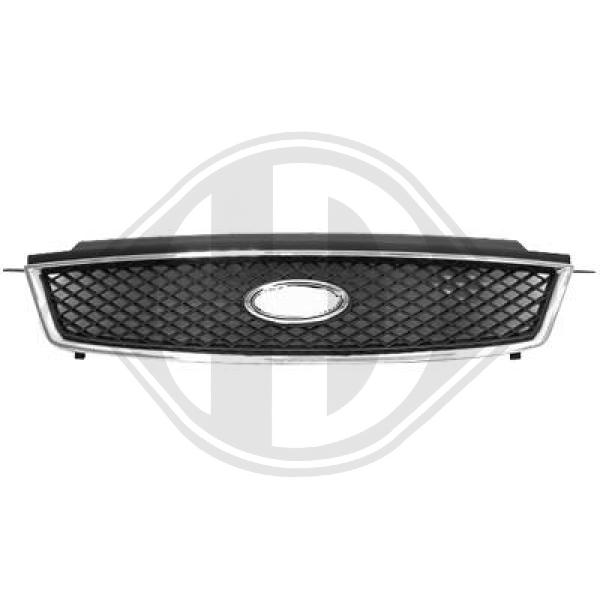 Kühlergrill Frontgrill Grill für Ford C-Max mit Chromrahmen YX2