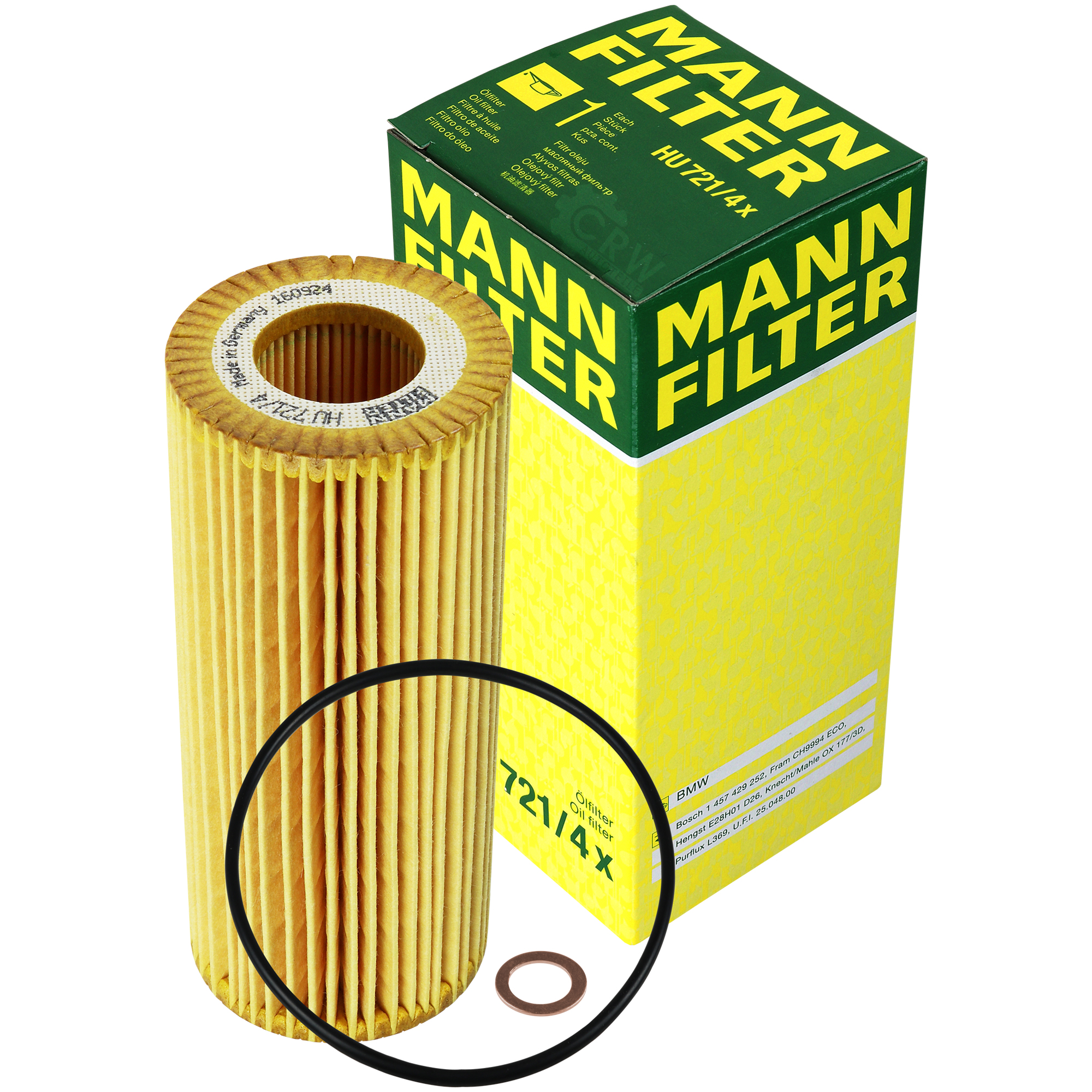 MANN-FILTER Ölfilter HU 721/4 x Oil Filter