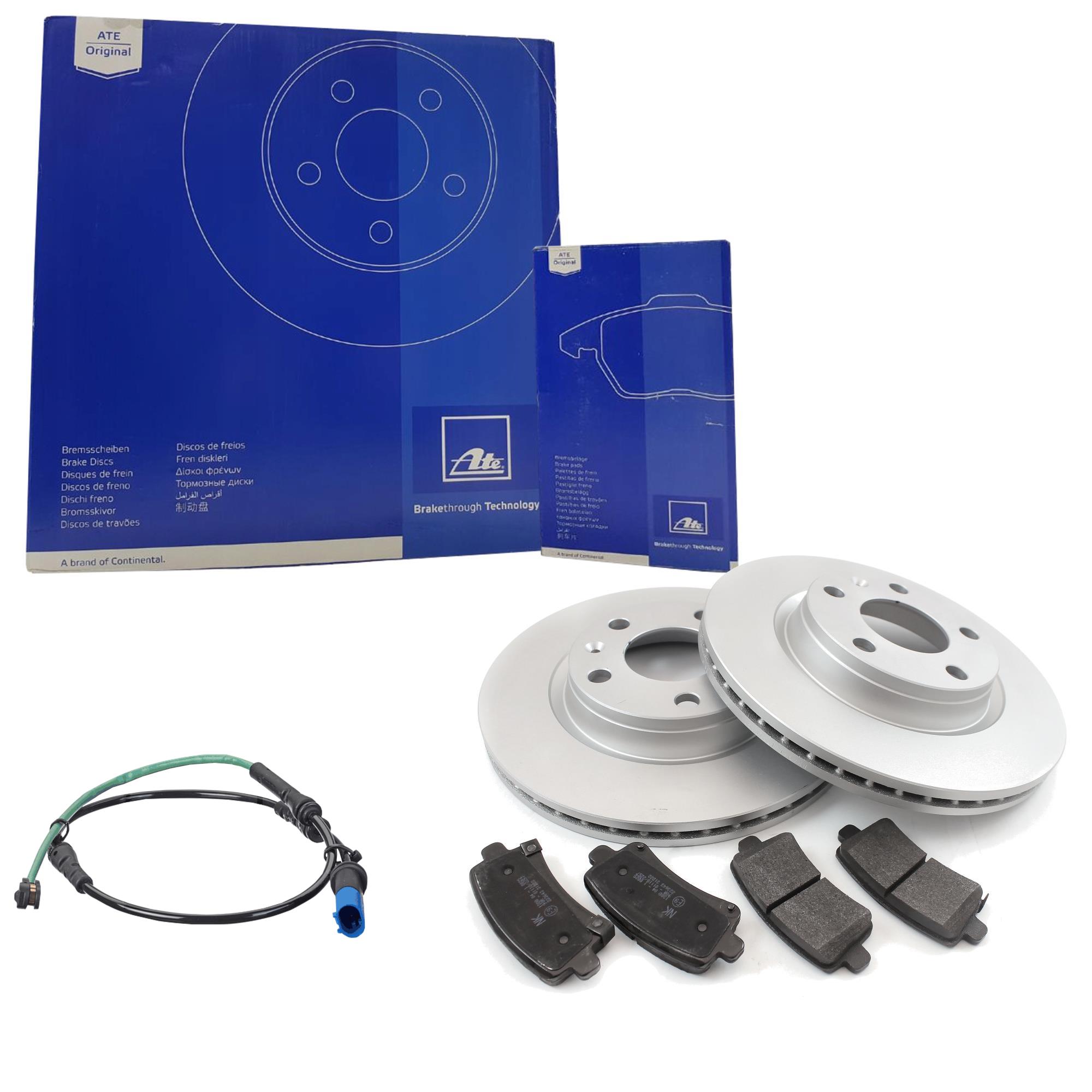 ATE Satz Bremsen Bremsscheiben Ø300 + Bremsbeläge vorne für BMW 3er Touring E91