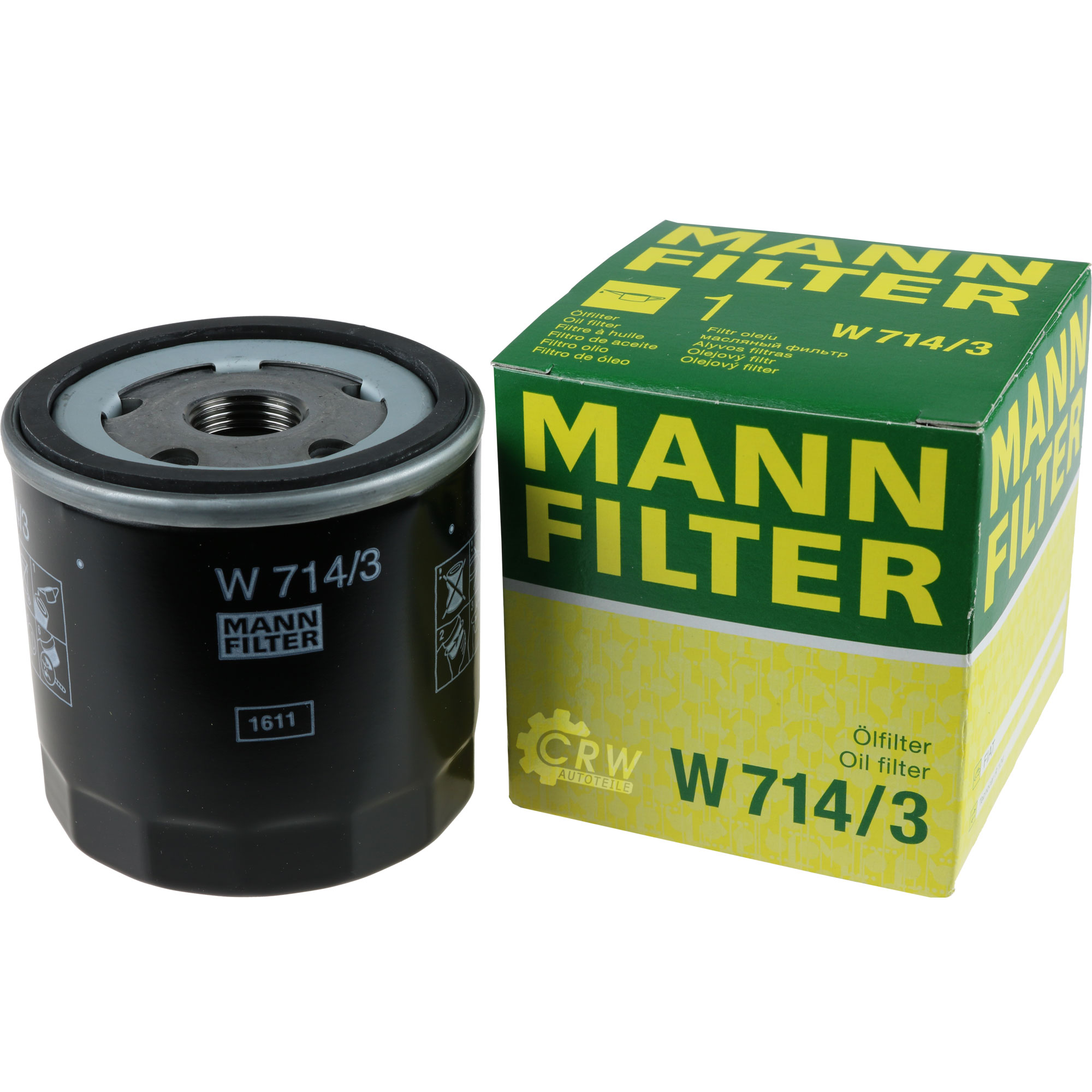 MANN-FILTER Ölfilter W 714/3 Oil Filter