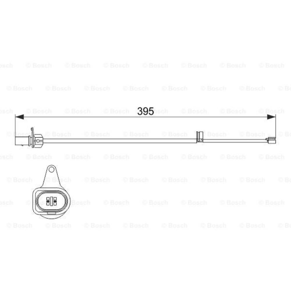 BOSCH Warnkontakt, Bremsbelagverschleiß 1 987 474 509