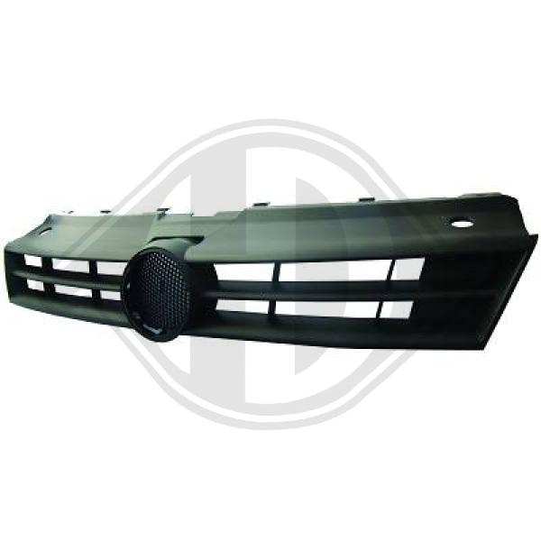 Kühlergrill Grill Frontgrill schwarz für VW Polo Typ: 6R Bj. 09-14 / Neuteil