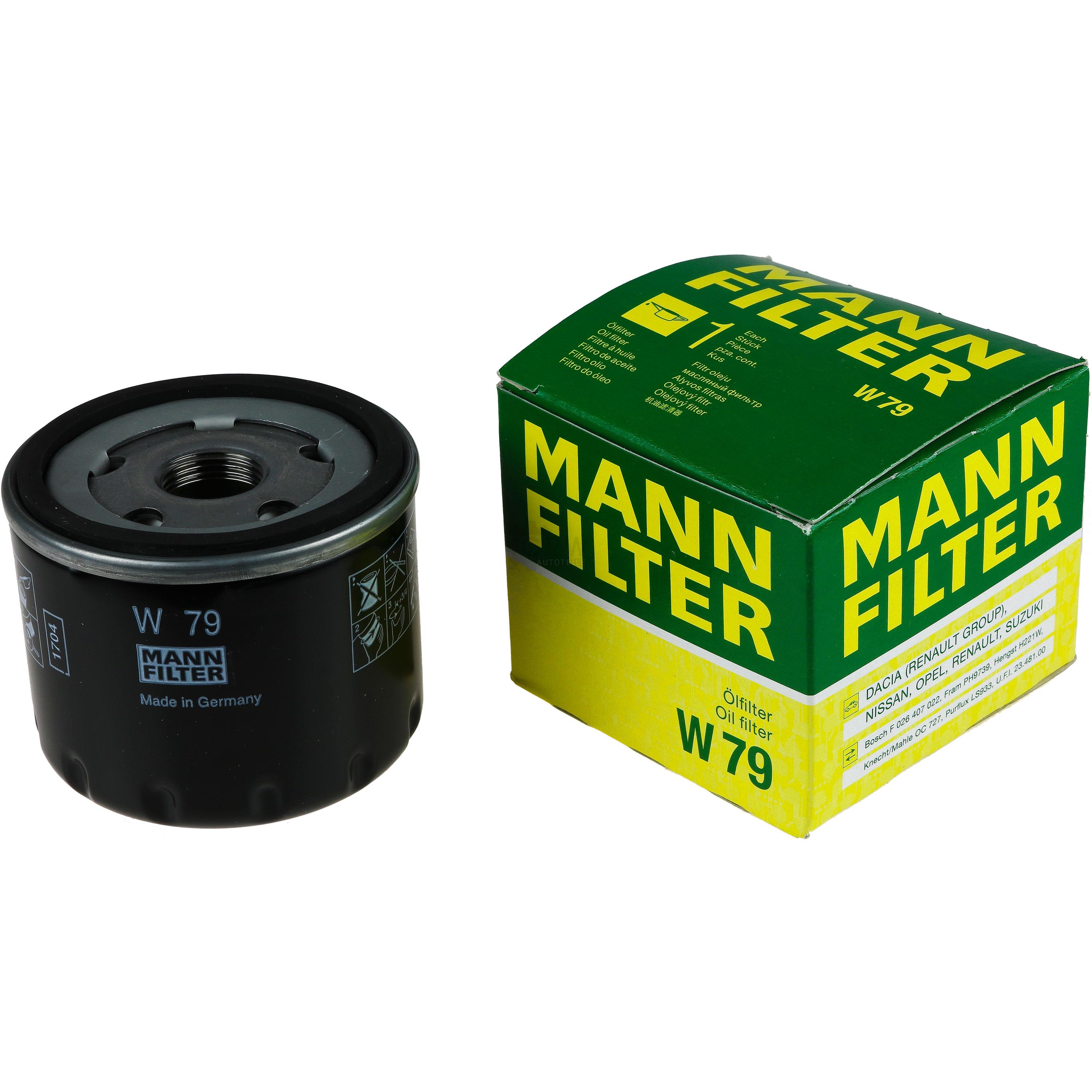 MANN-FILTER Ölfilter W 79 Oil Filter