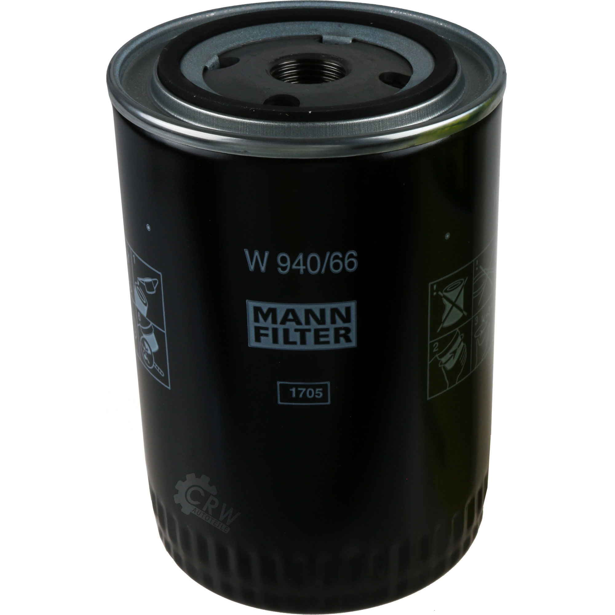 MANN-FILTER Ölfilter W 940/66 Oil Filter
