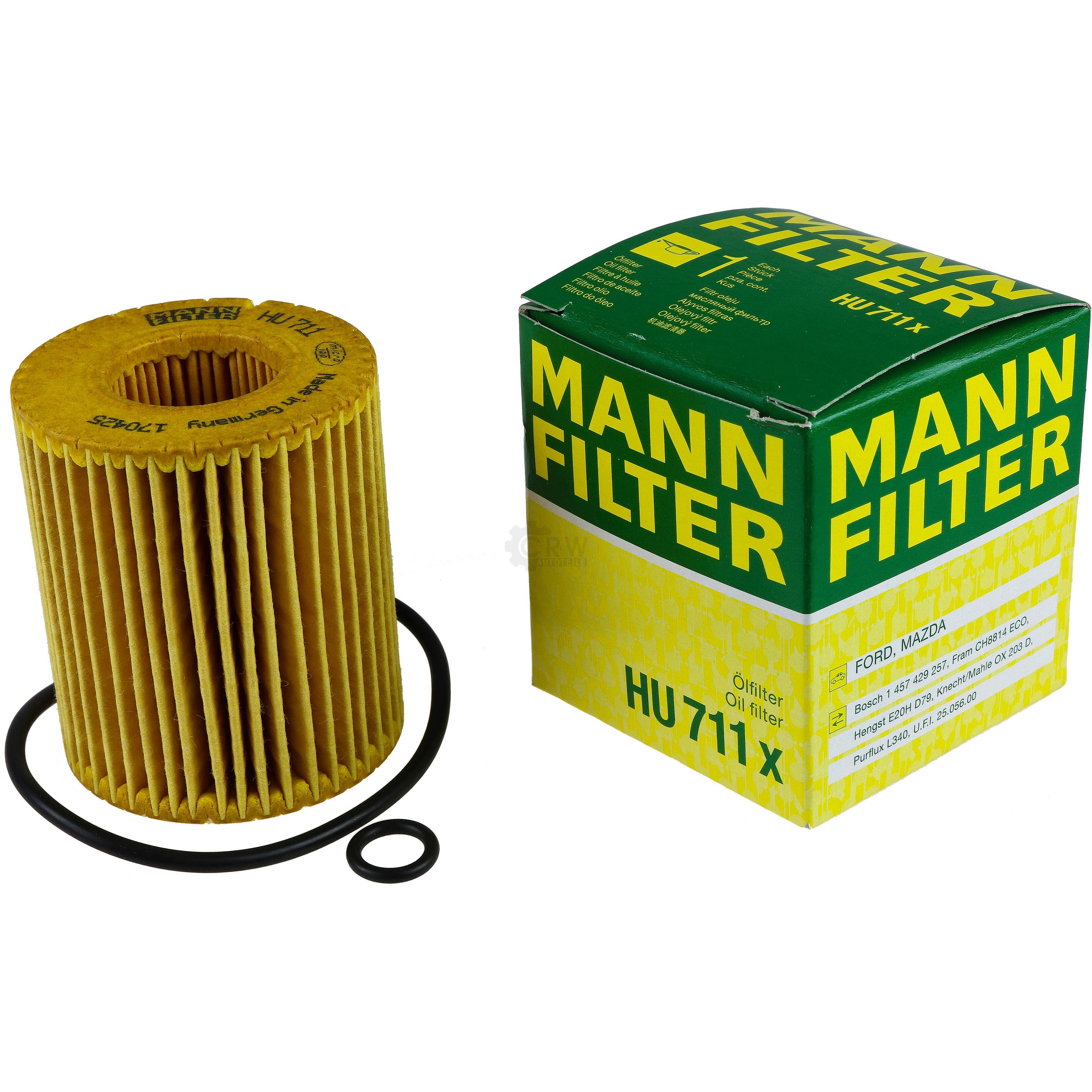 MANN-FILTER Ölfilter HU 711 x Oil Filter