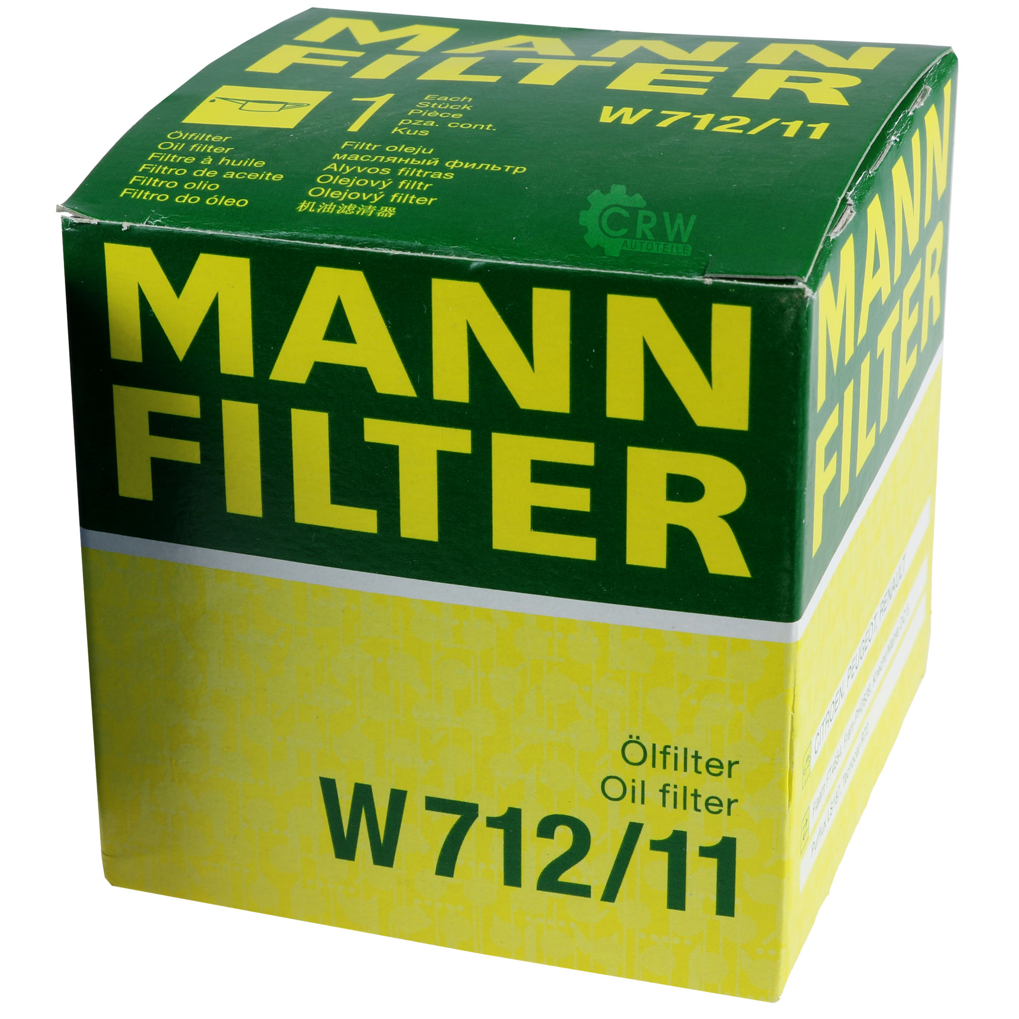 MANN-FILTER Ölfilter W 712/11 Oil Filter