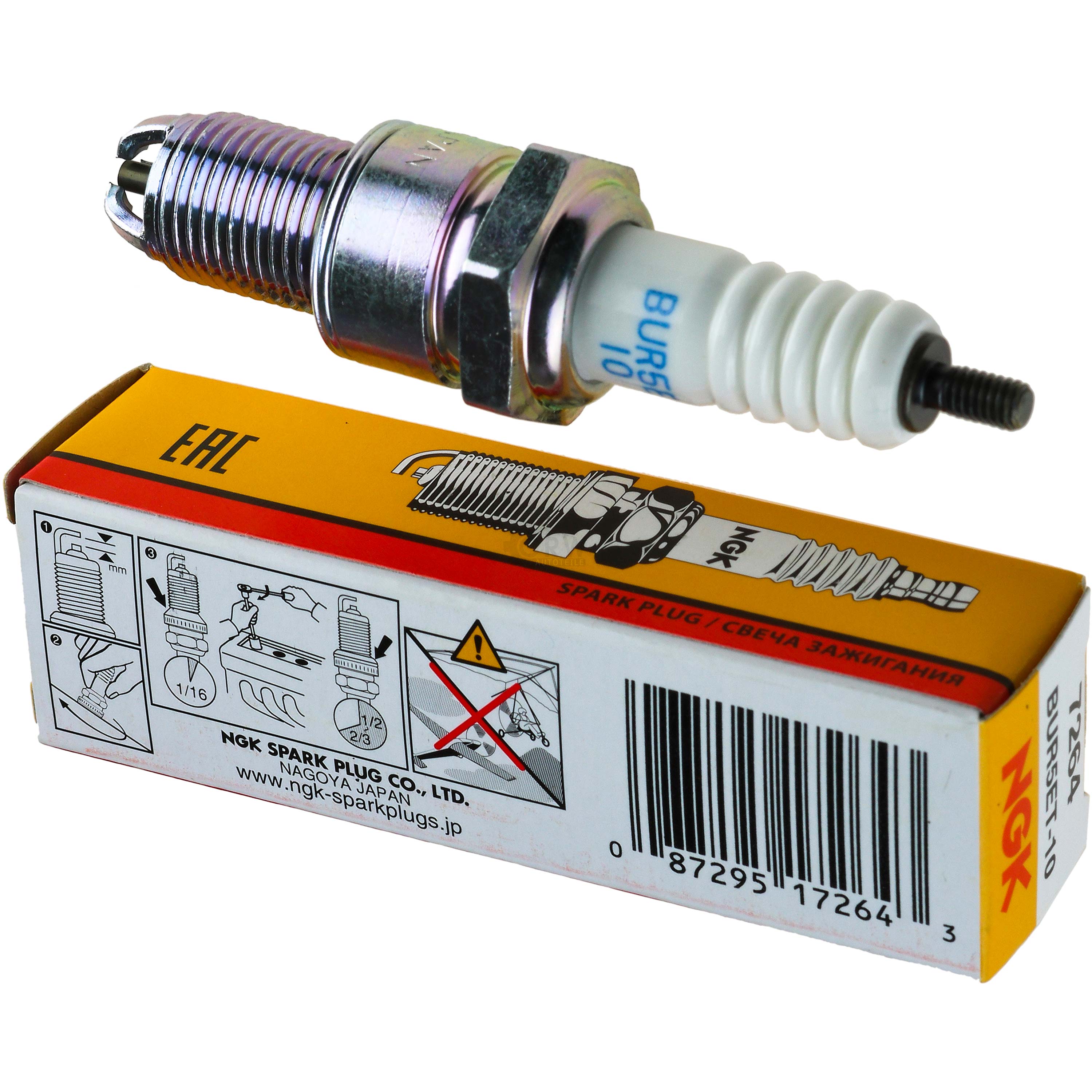 Zündkerze 7264 für Audi 100 44 44Q C3 Avant 89 89Q 8A B3 VW Santana 32B Scirocco 53B