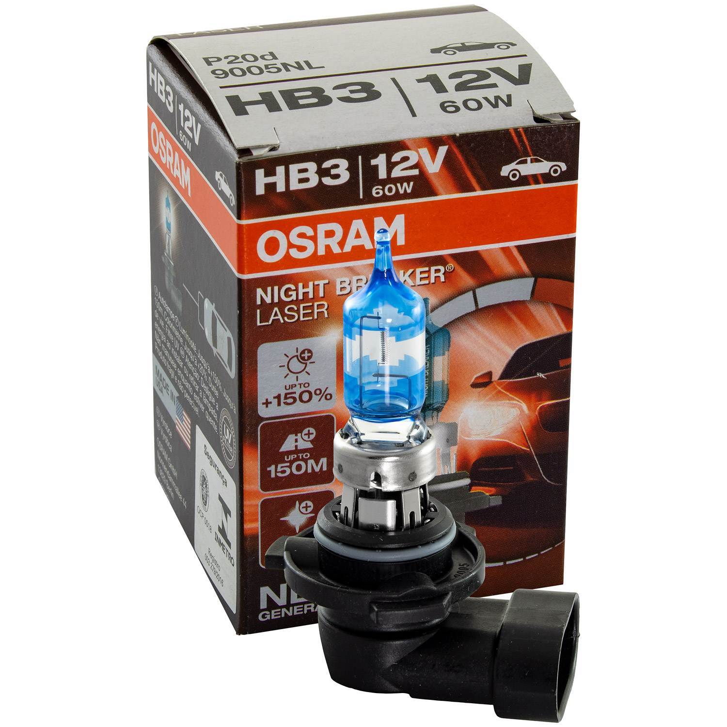 OSRAM NIGHT BREAKER® LASER Next Generation HB3 9005NL