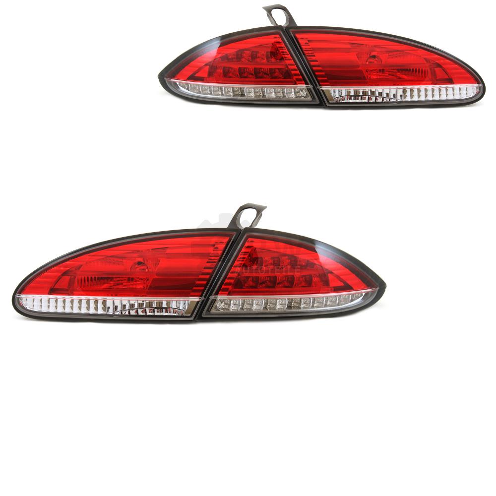 Design Rückleuchten Set links & rechts LED für Seat Leon 1P 05-09 Klarglas SONAR