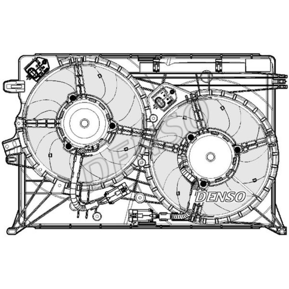 DENSO Lüfter, Motorkühlung DER09075