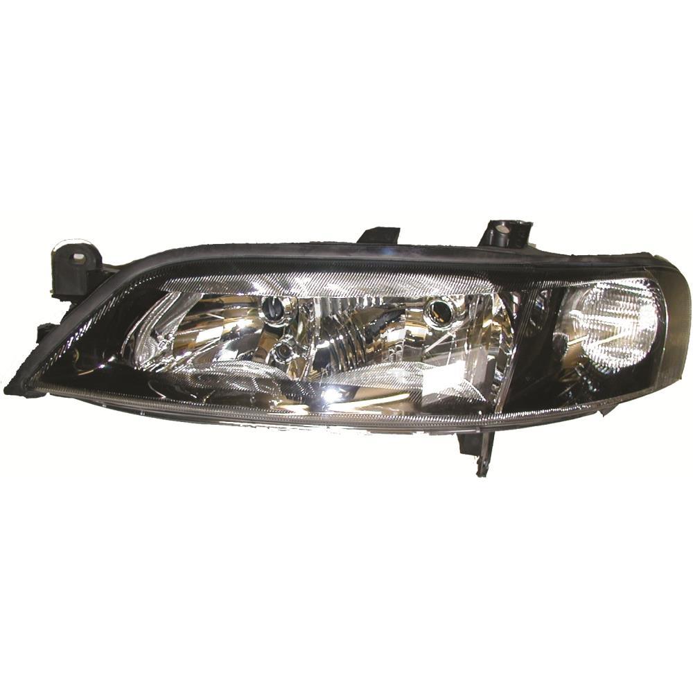 Halogen Scheinwerfer rechts H7/ H7 schwarz für Opel Vectra B Caravan CC
