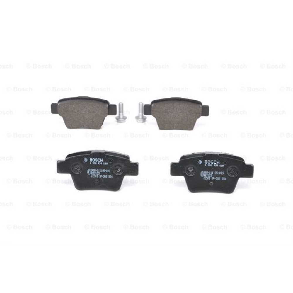 BOSCH Satz Bremsbeläge + Bremsscheiben Voll hinten für Peugeot 207 CC WD 307