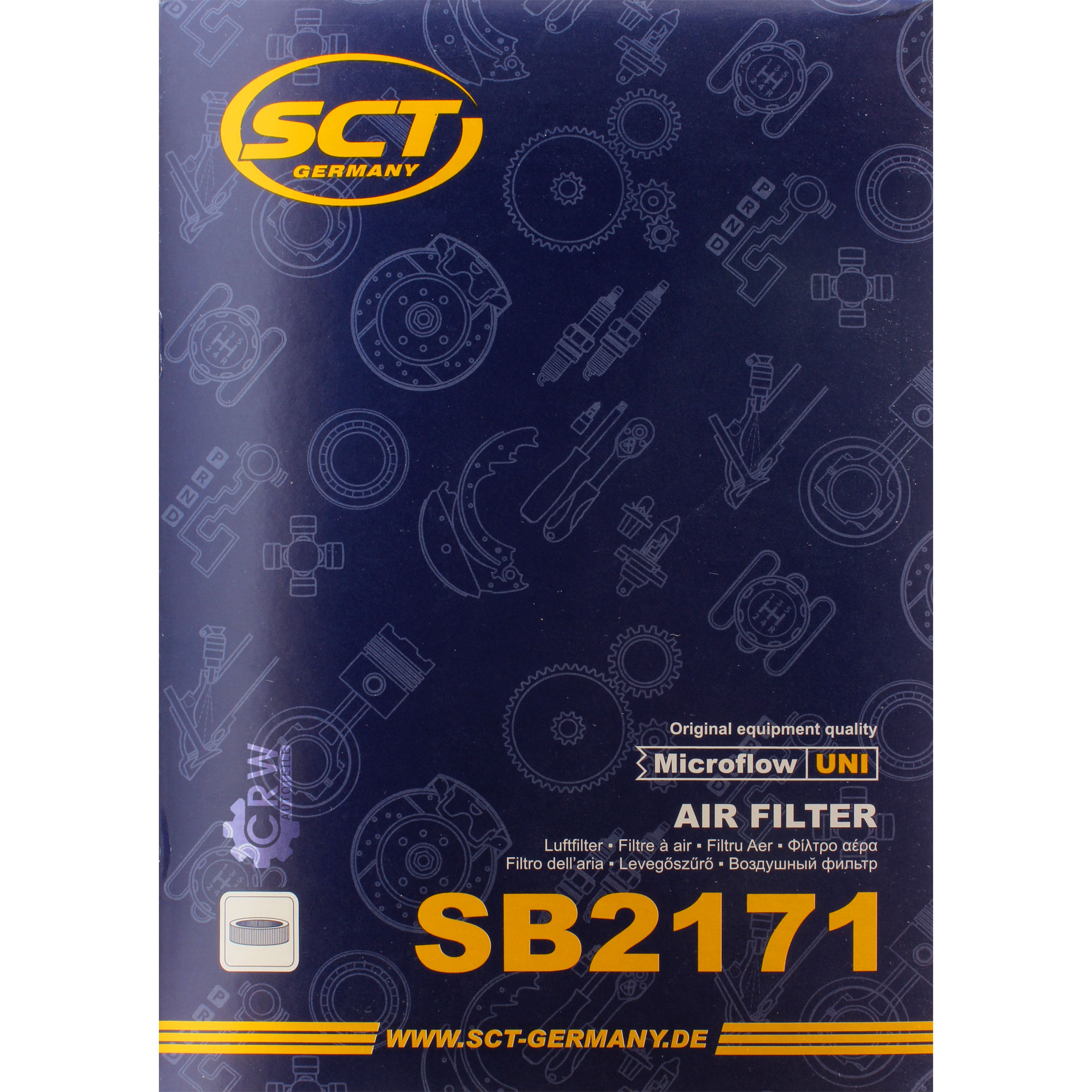 SCT Luftfilter Motorluftfilter SB 2171 Air Filter