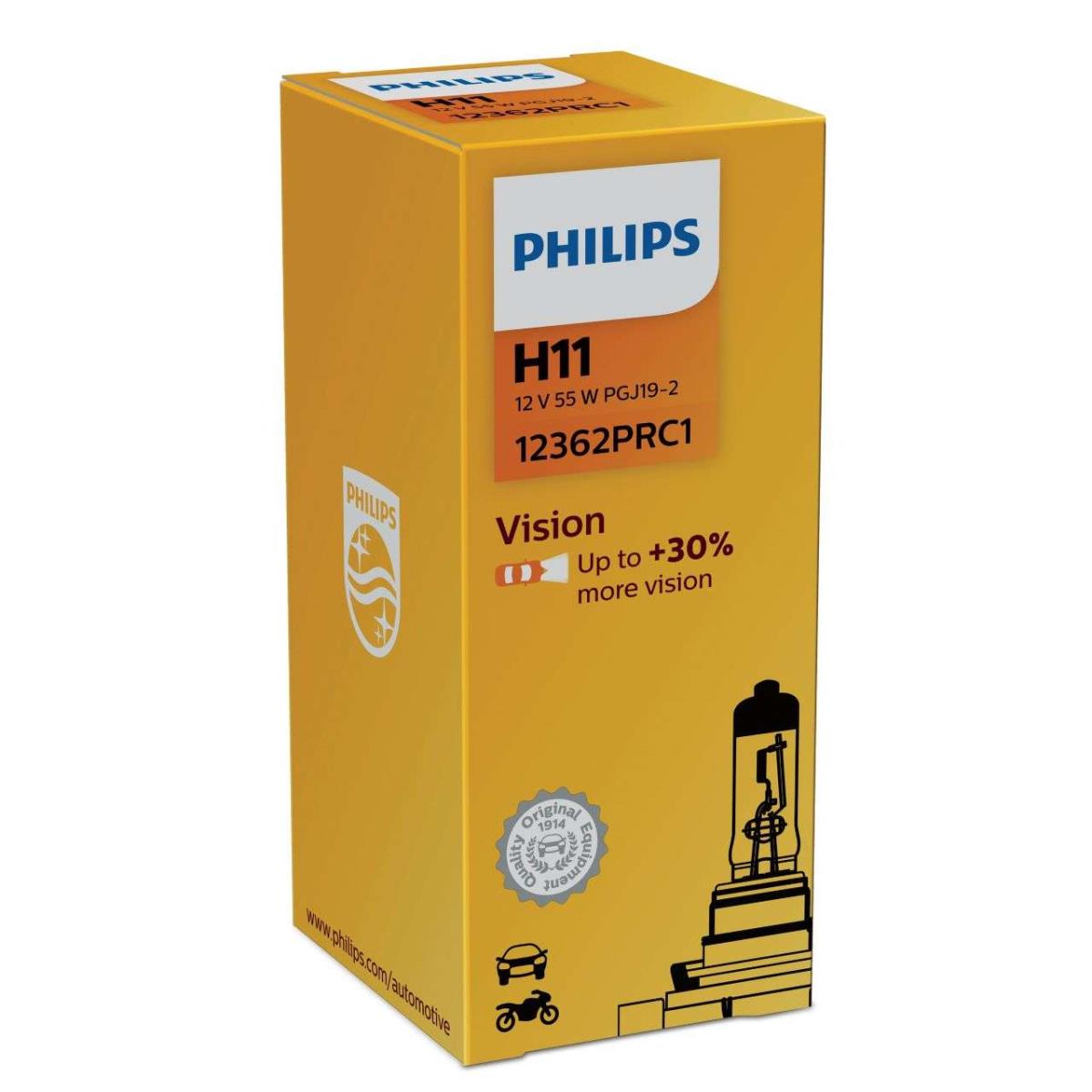 Philips Vision Lampe H11 12V 55W PGJ19-2