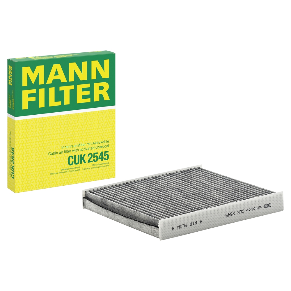 MANN-FILTER CUK 2545 Filter Innenraumluft für VW Polo 9N_ 6R_ 6R1 6C1 Fox