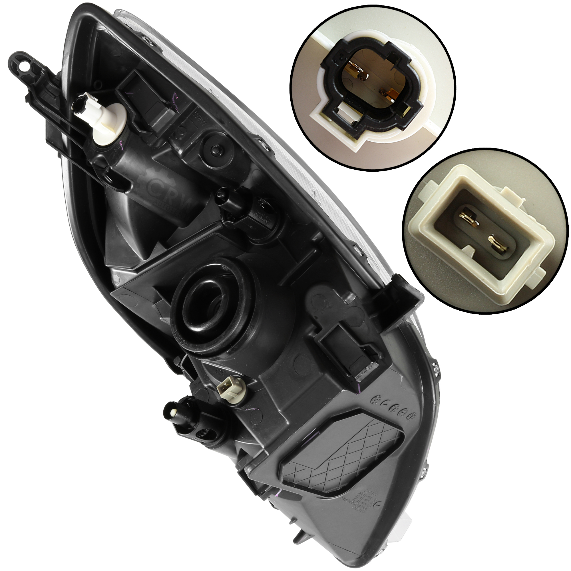 Halogen Scheinwerfer rechts für Toyota YARIS (_P9_) Bj. 05-09  H4