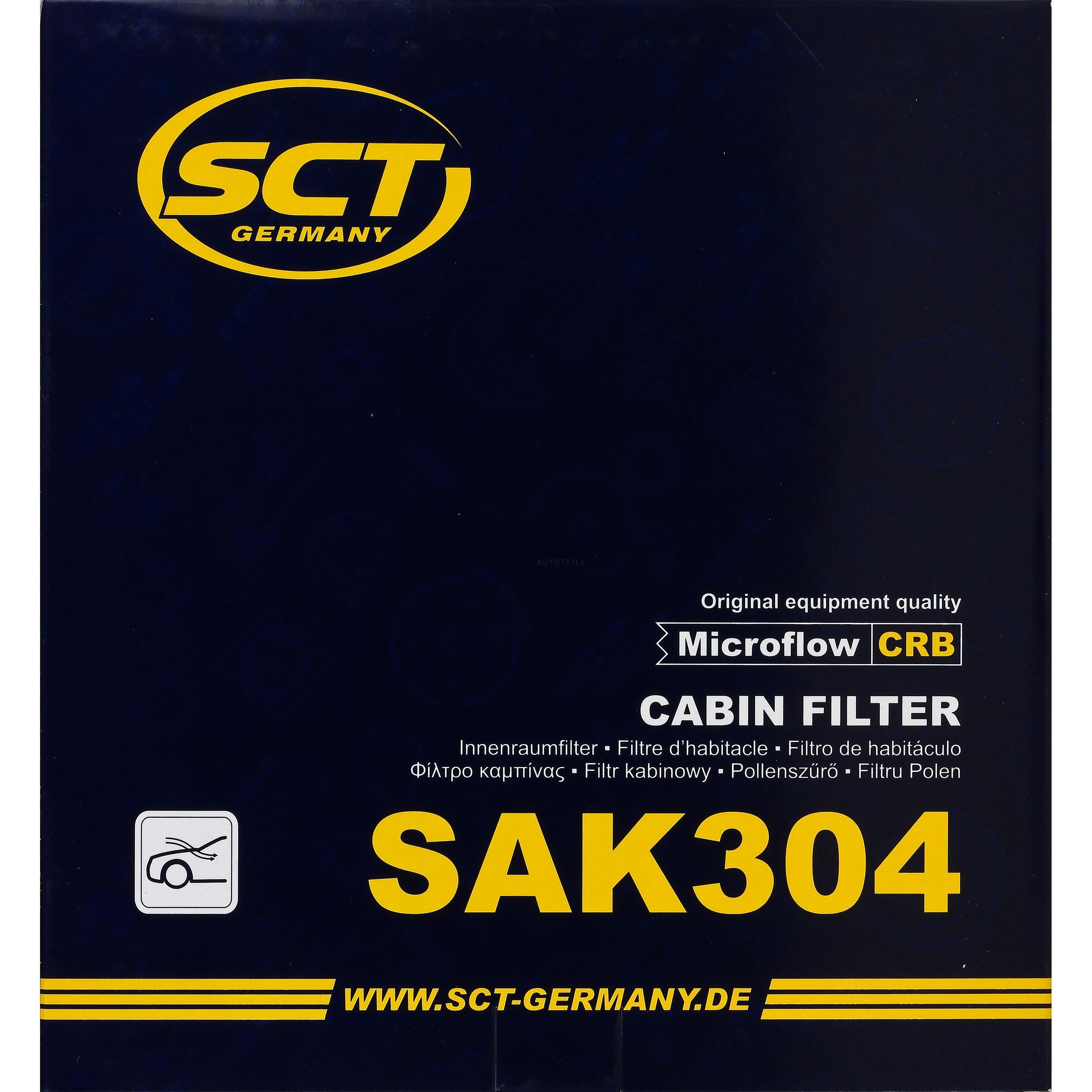 SCT - MANNOL Filter Innenraumluft für VW Passat Variant 3G5 2.0 TDI 1.4 TSI