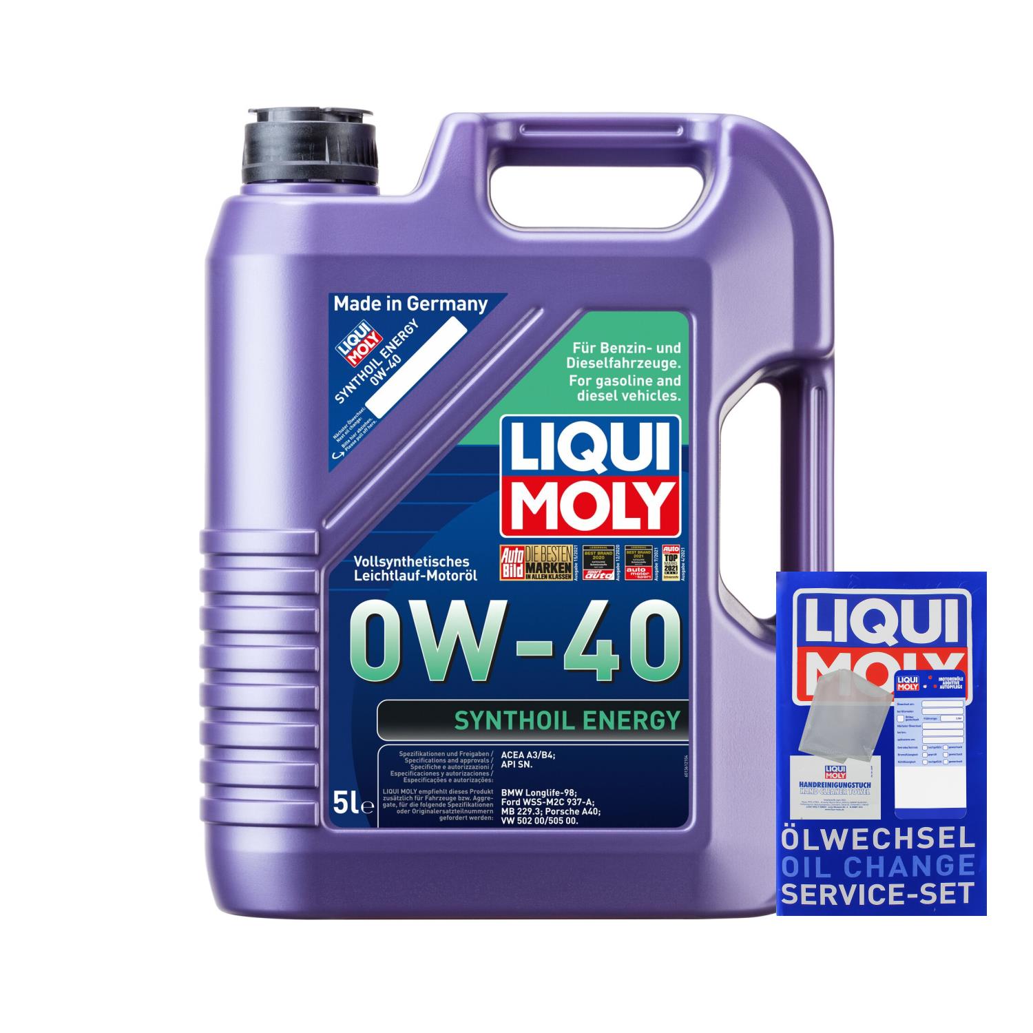  Liqui Moly 1361 1x5 Liter Synthoil Energy 0W-40 Motoröl