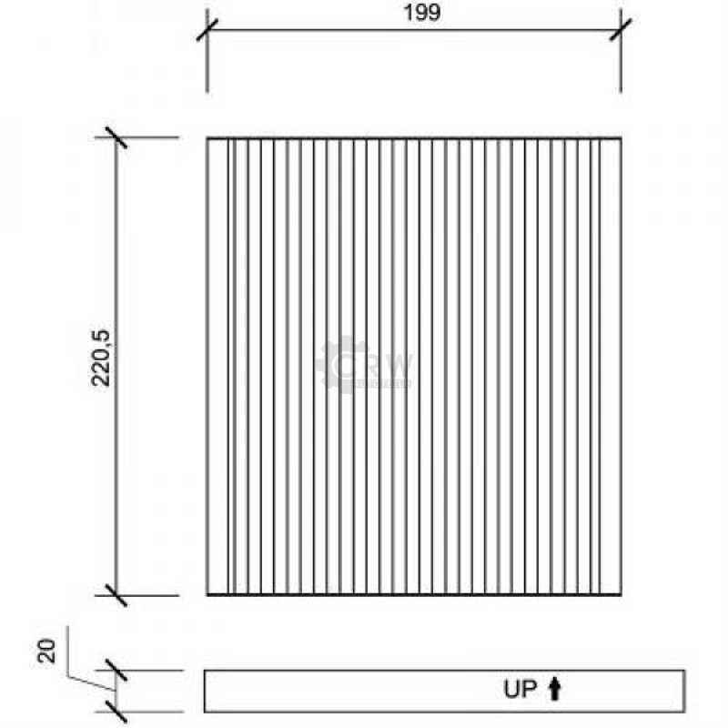 Filter Innenraumfilter Aktivkohlefilter für Toyota Corolla Verso ZER_