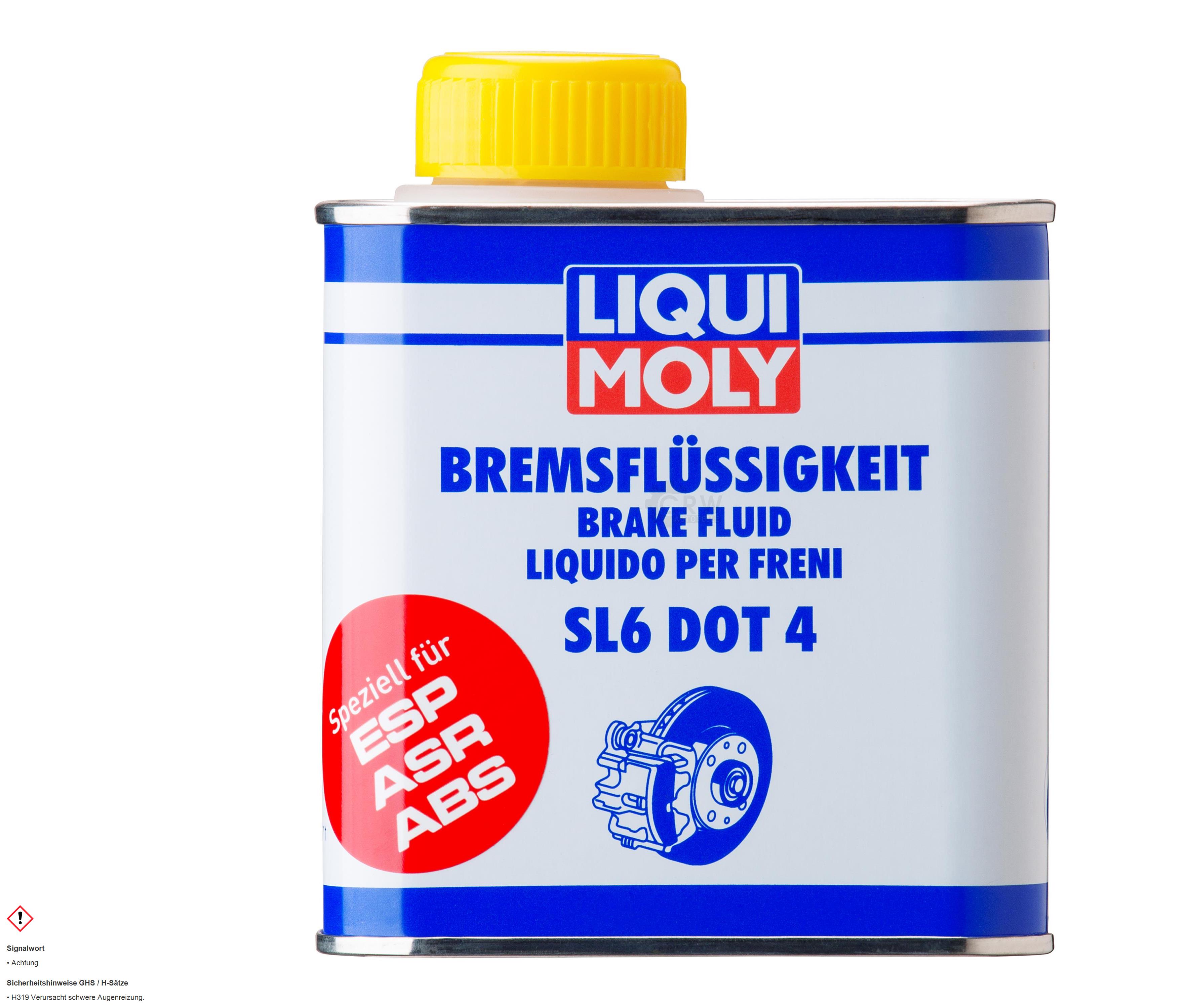 Liqui Moly Bremsflüssigkeit SL6 DOT 4 Bremsen Flüssigkeit Brake Fluid 500 ml