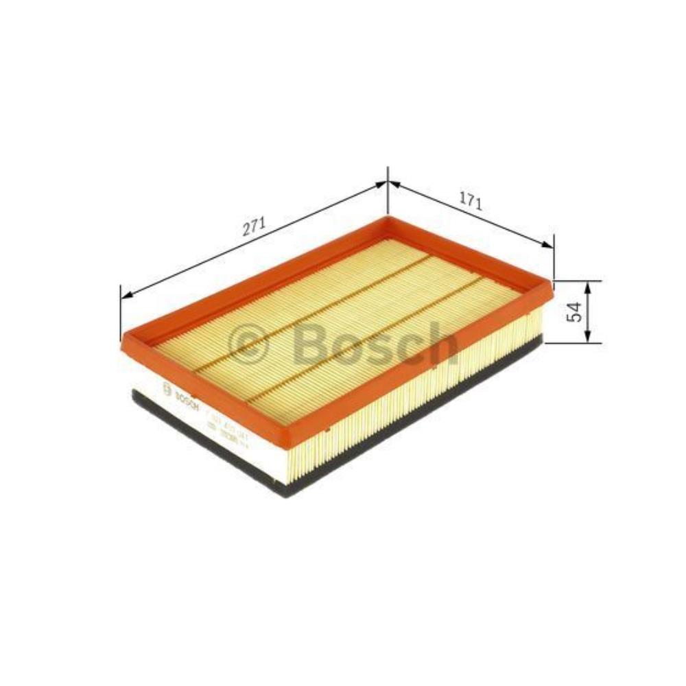 BOSCH Luftfilter für Fiat Bravo II 198_ 1.9 D Multijet 198 Stilo Multi Wagon