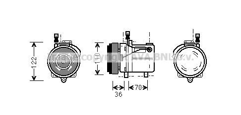  Kompressor Klimaanlage Klimakompressor für BMW 3er Compact E36