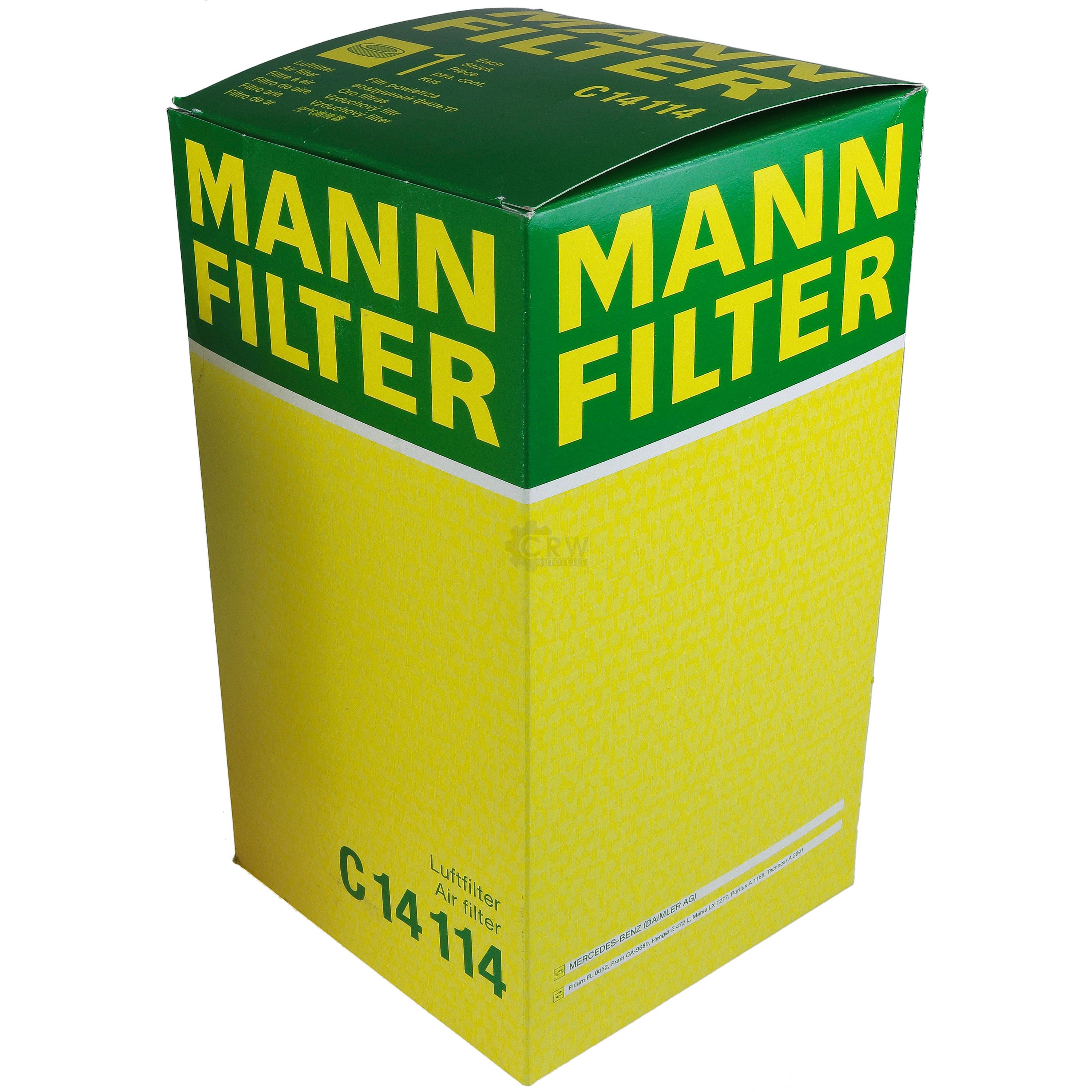 MANN-FILTER Luftfilter für Mercedes-Benz C-Klasse W203 W204 SLK R171 200
