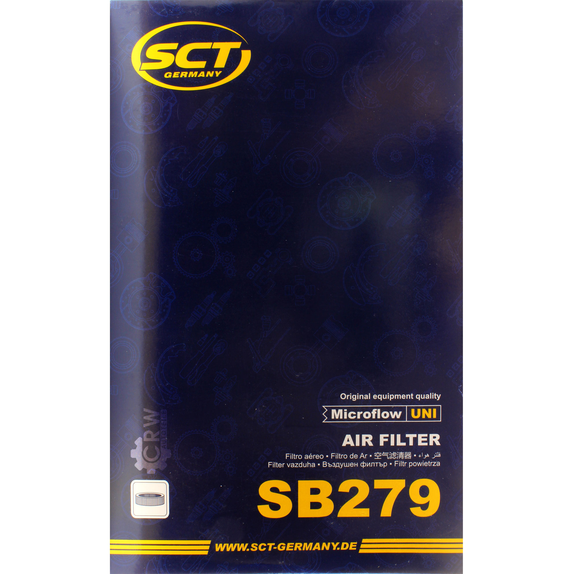 SCT Luftfilter Motorluftfilter SB 279 Air Filter