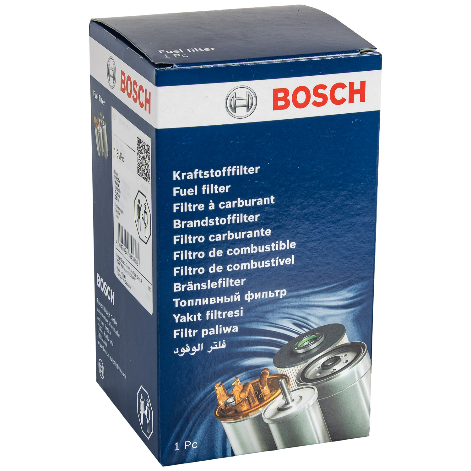 BOSCH Kraftstofffilter für Renault Clio III Citroën Berlingo Kasten Peugeot 206