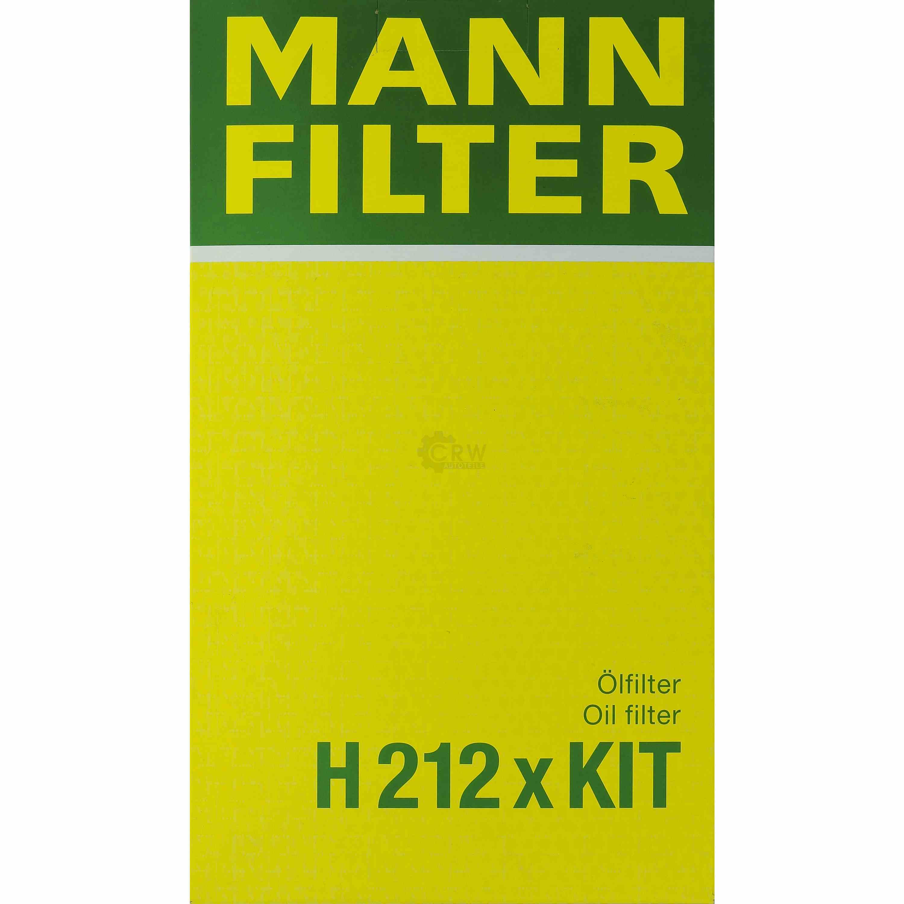 MANN-FILTER Getriebeölfilter für Automatikgetriebe H 212 x KIT Renault Car
