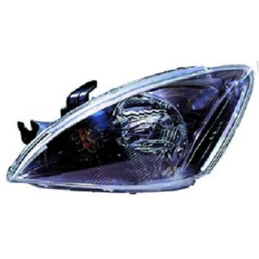 Scheinwerfer links für Mitsubishi Lancer Bj 03-08 Limousine/Kombi schwarz H4