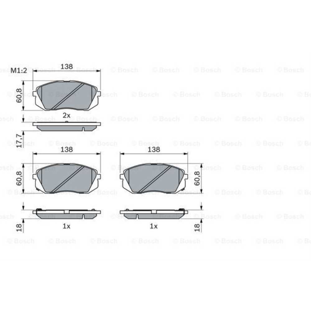 BOSCH Satz Bremsbeläge + Bremsscheiben belüftet vorne für KIA Sportage QL