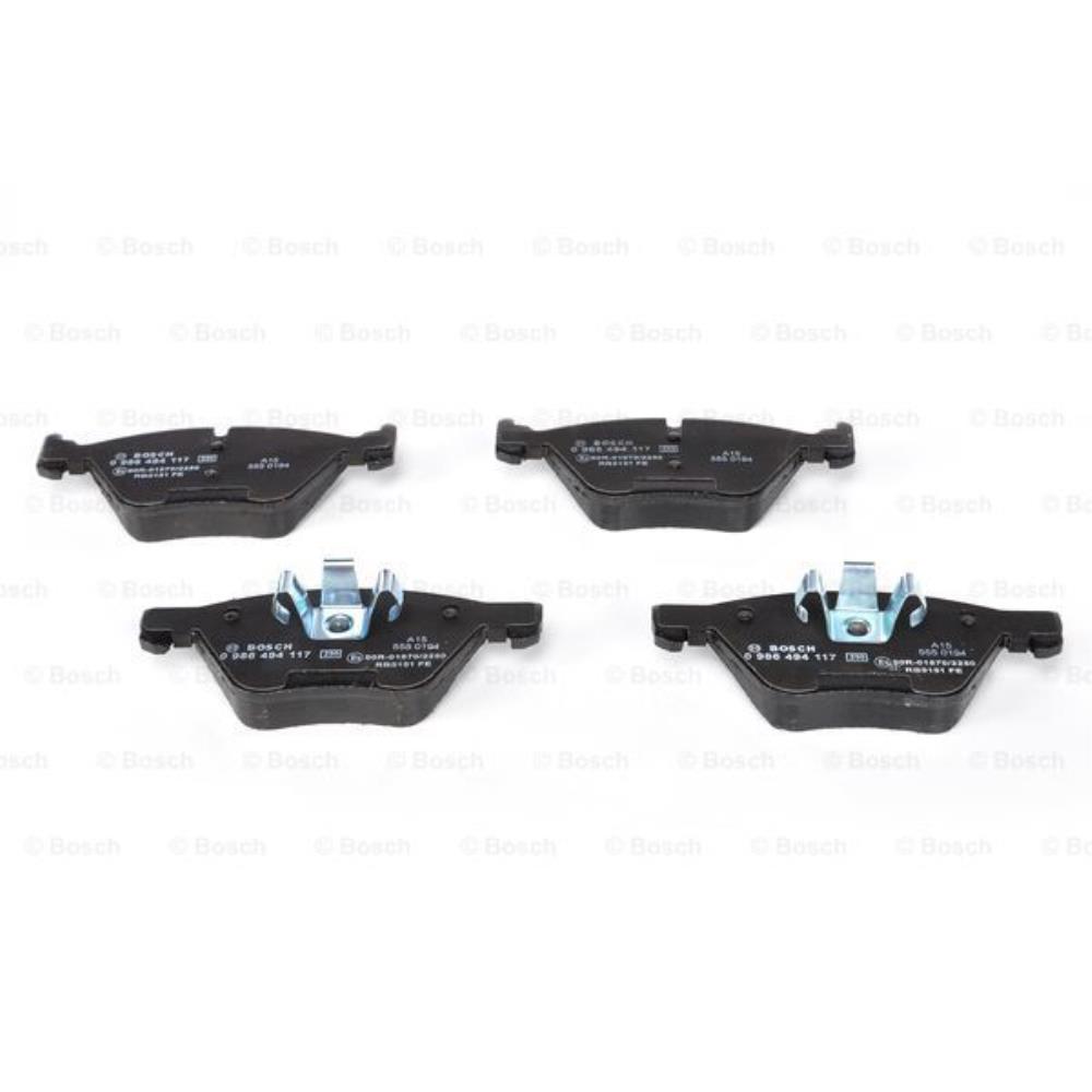 BOSCH Satz Bremsbeläge + Bremsscheiben belüftet vorne für BMW 1er E87 E81 E82