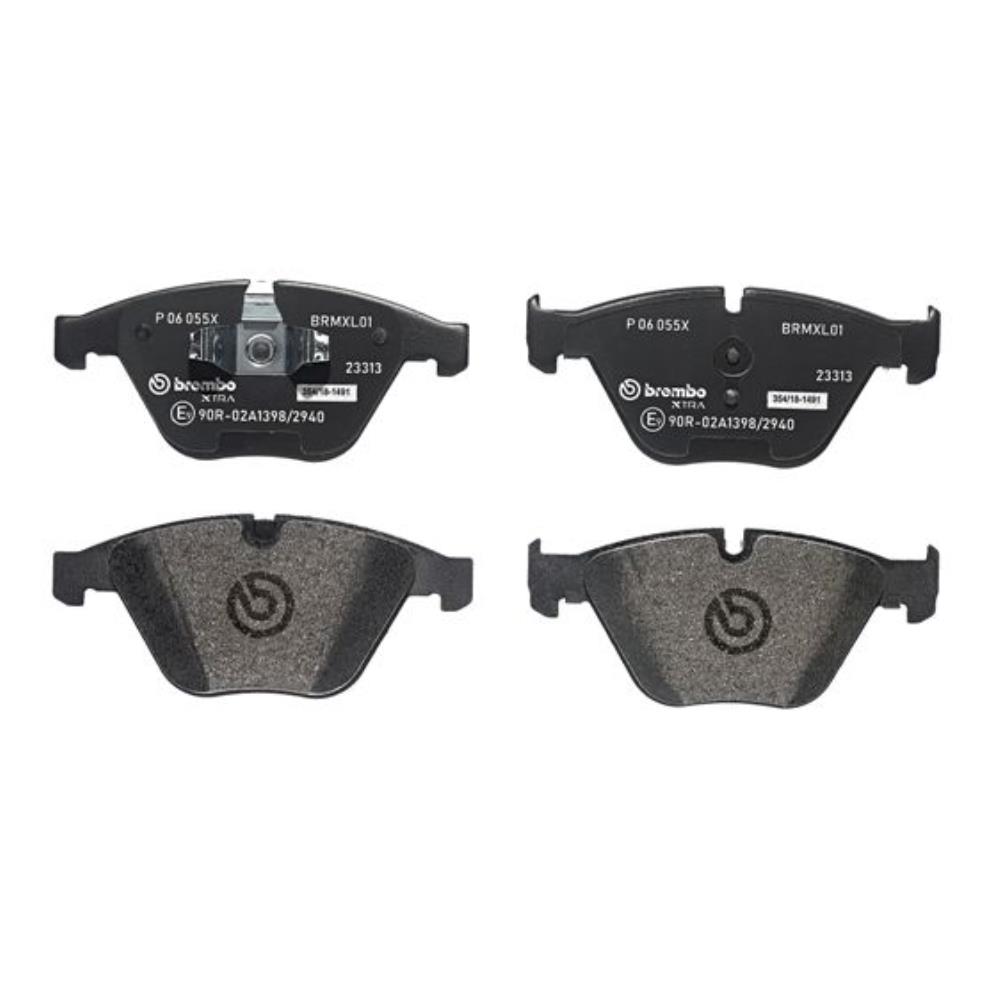 Brembo Satz Bremsen Bremsscheiben belüftet vorne + Bremsbeläge für BMW X1