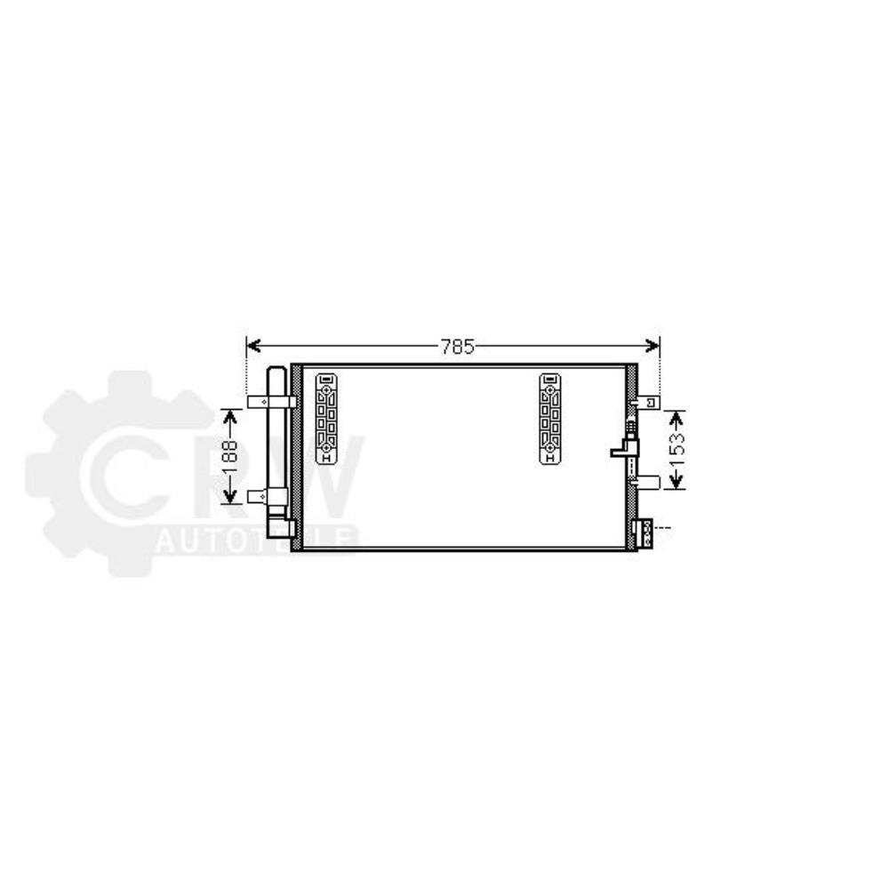 Kondensator Klimaanlage für Audi A4 Avant 8K5 B8 Q5 8R Allroad 8KH 8TA 8T3