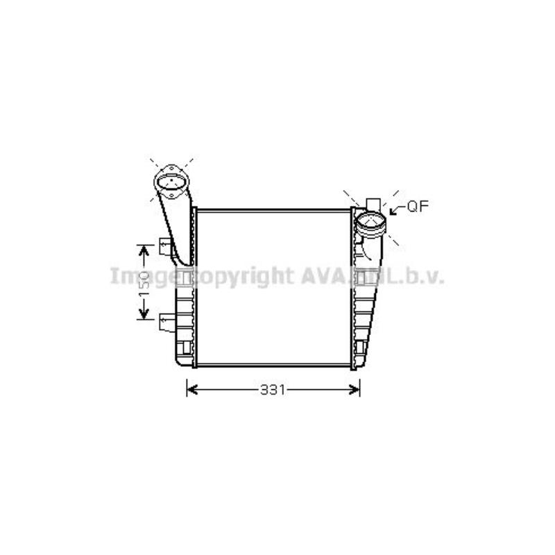 Ladeluftkühler luftgekühlt Aluminium für VW Touareg 7P5 7LA 7L6 7L7 Q7 4LB 955