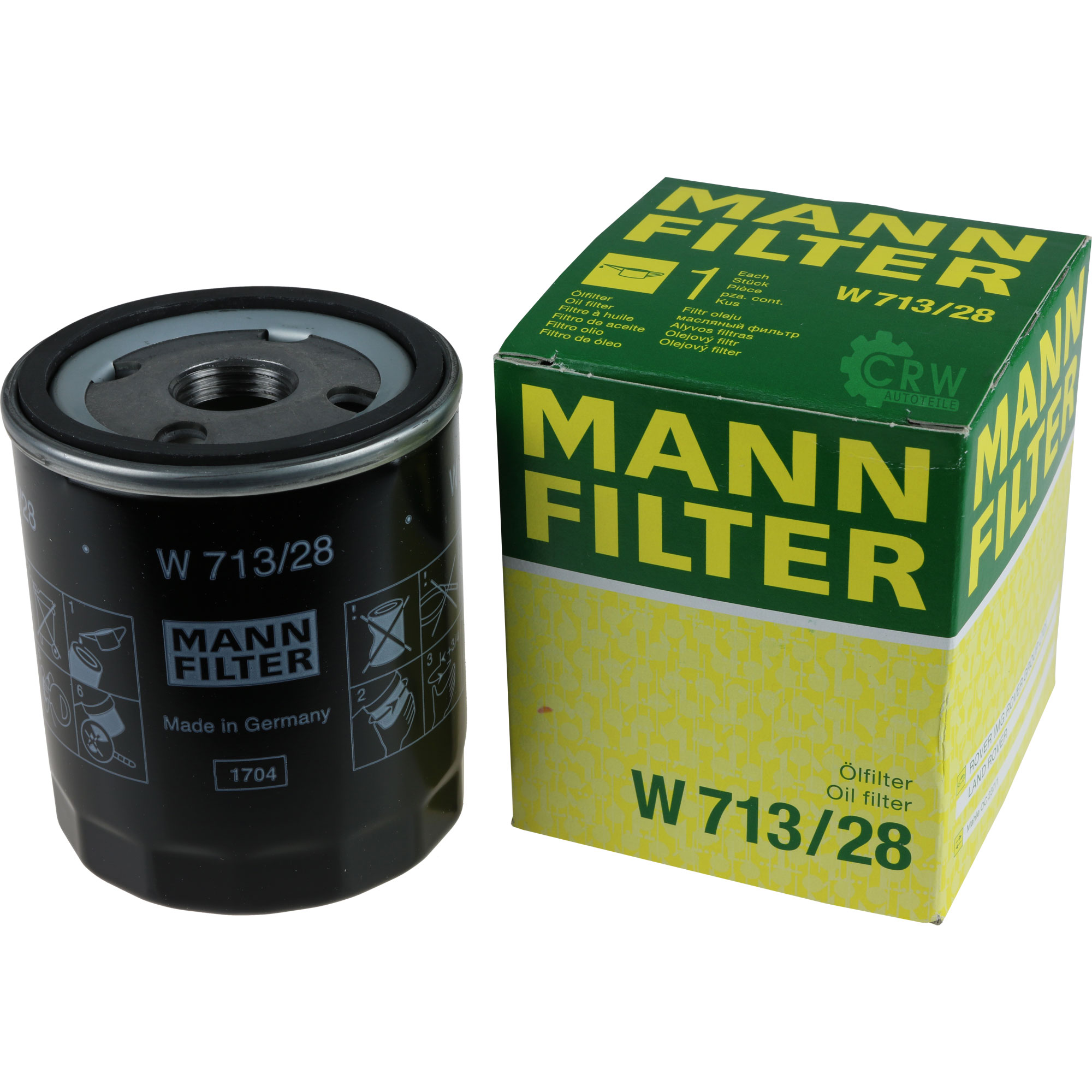 MANN-FILTER Ölfilter W 713/28 Oil Filter