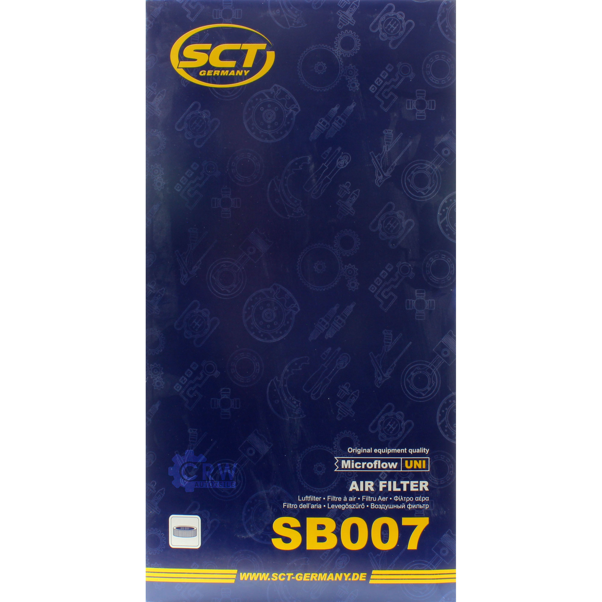 SCT Luftfilter Motorluftfilter SB 007 Air Filter