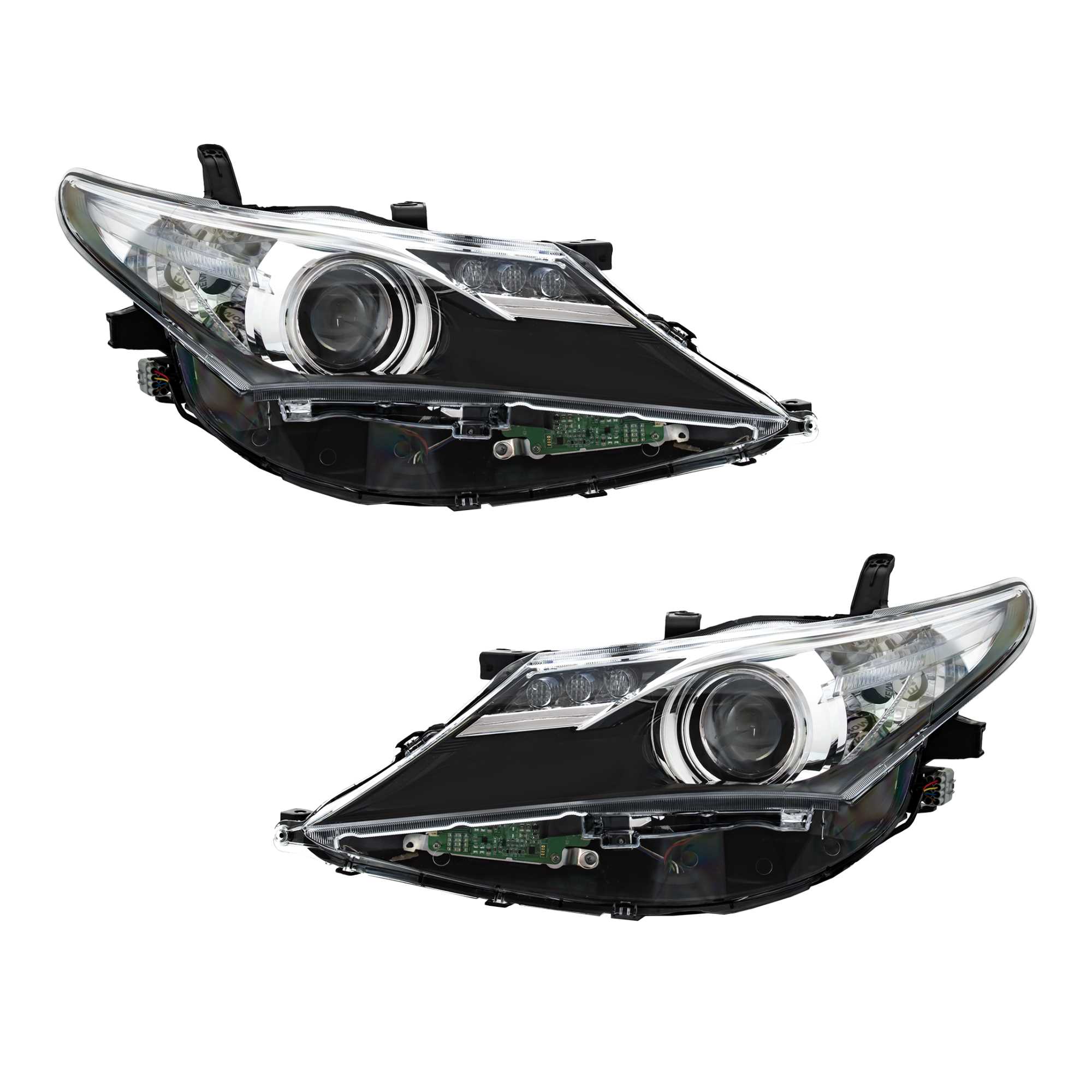 Scheinwerfer Set links & rechts LED schwarz für Toyota Auris Touring Sports