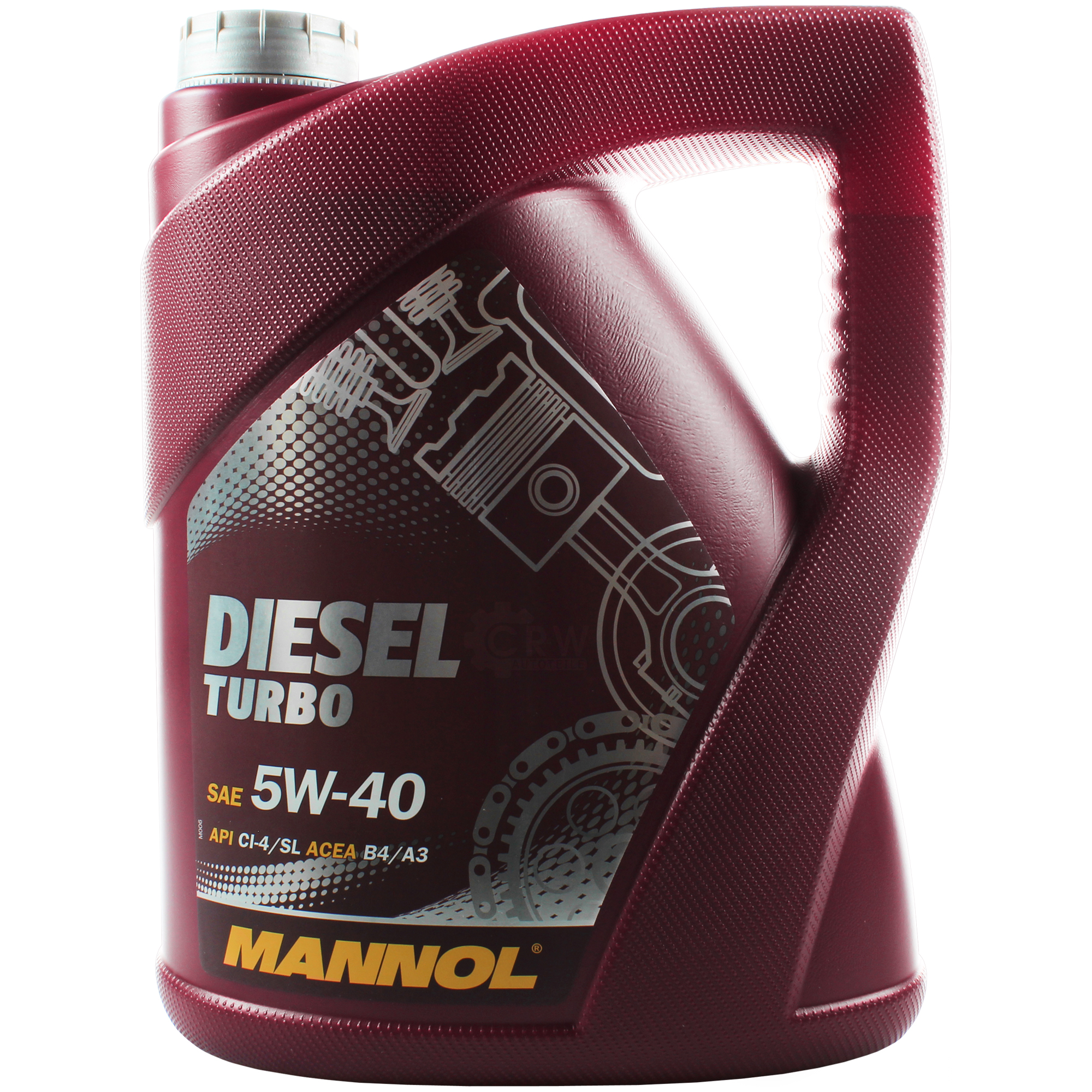 5 Liter  MANNOL Motoröl Diesel Turbo 5W-40 API CI-4/SL Engine Oil Öl