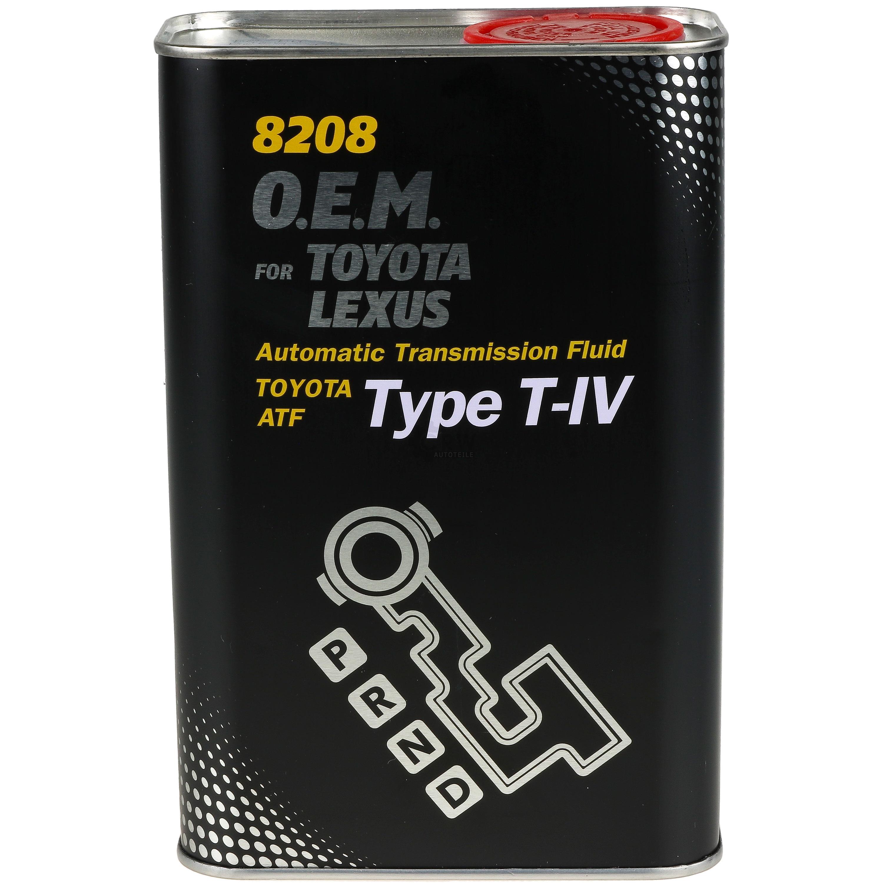 1 Liter MANNOL O.E.M. 8208 für TOYOTA LEXUS Automatikgetriebeöl Type T-IV Oil