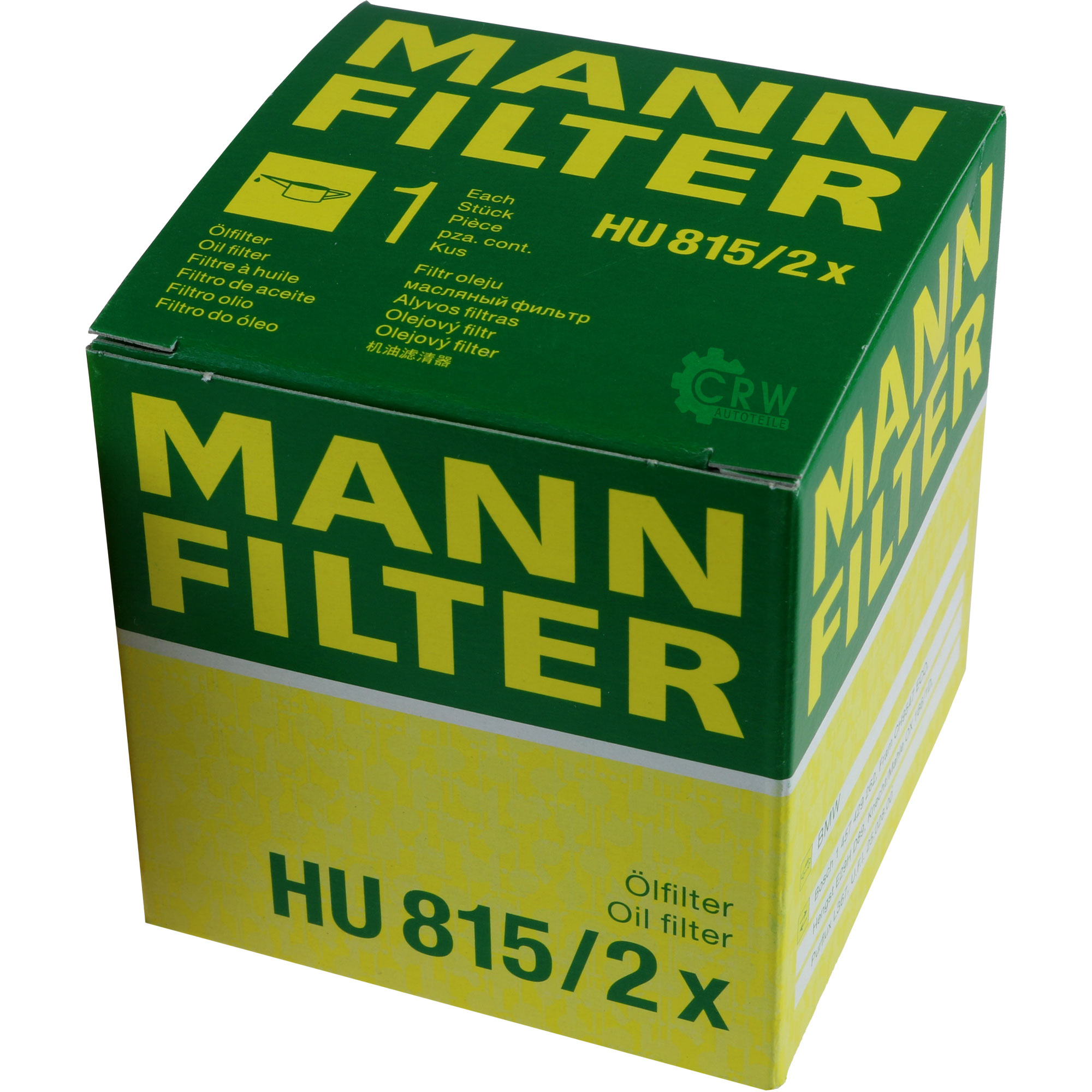 Ölfilter HU 815/2 x für BMW 3er Compact E46 1er E87 E81