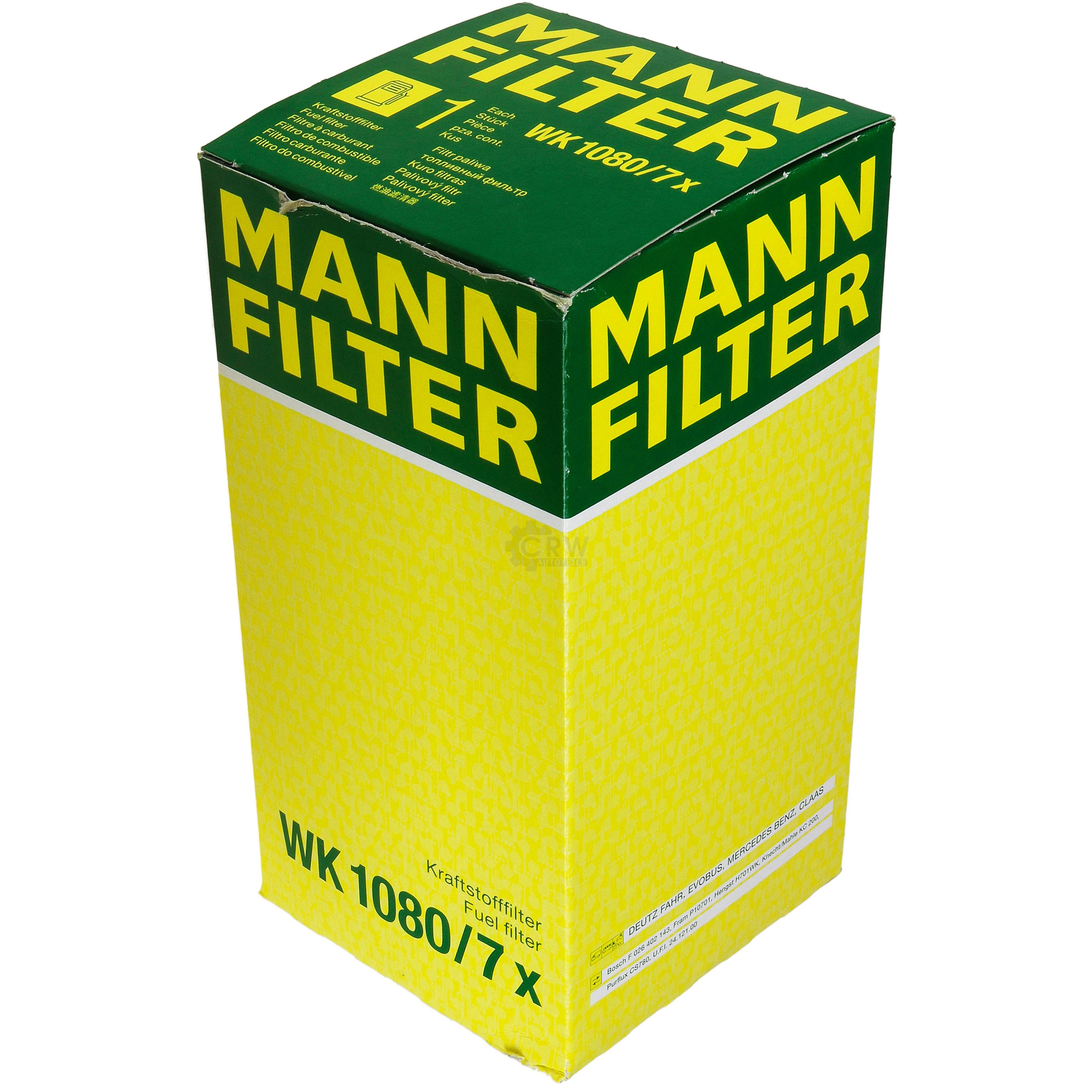 MANN-FILTER Kraftstofffilter WK 1080/7 x Fuel Filter