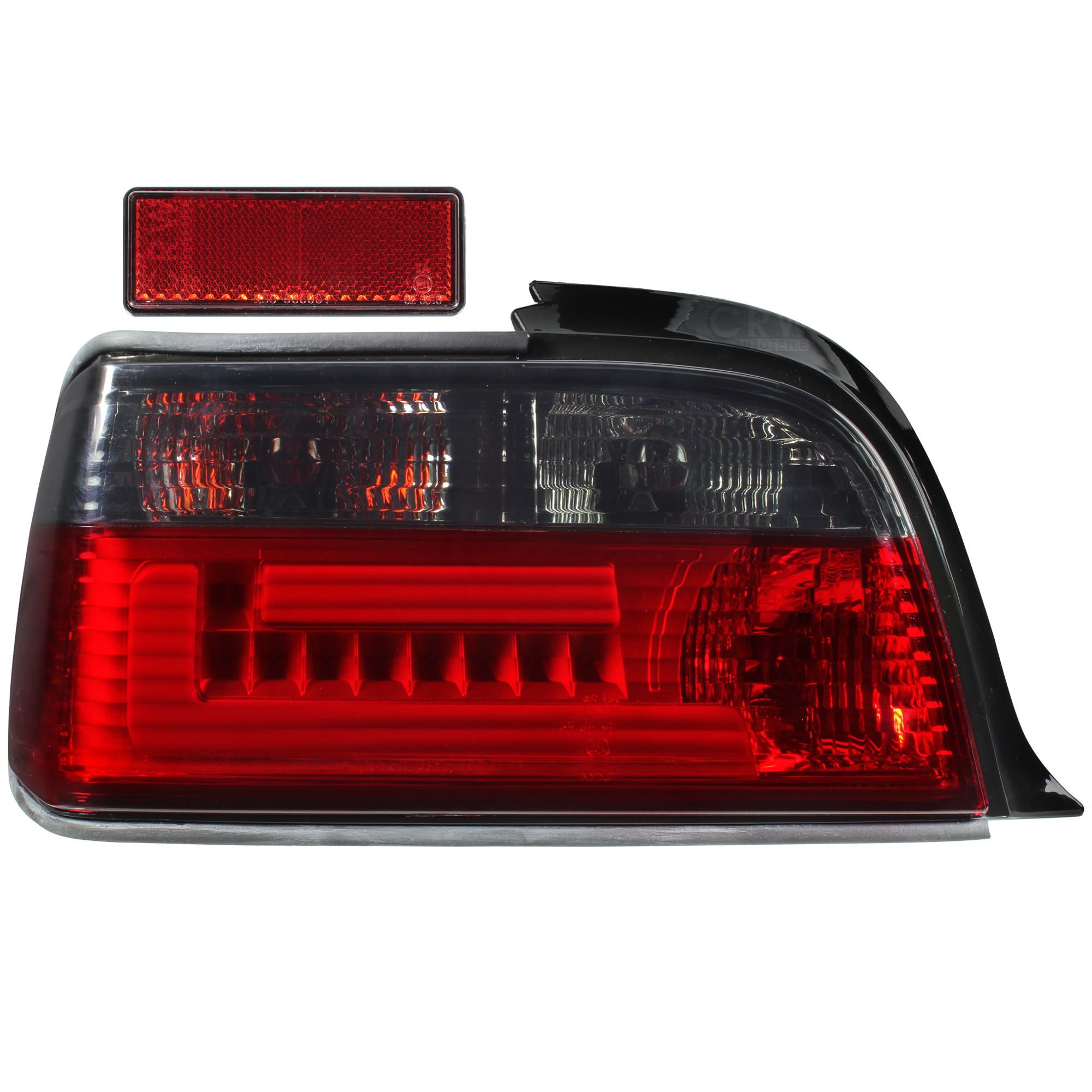 LED Lightbar Rückleuchten Set für BMW E36 90-99 nur Coupe Cabrio klar rot smoke